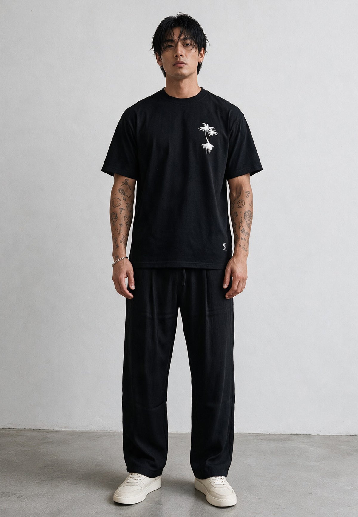 GOOD VIBES T-SHIRT BLACK