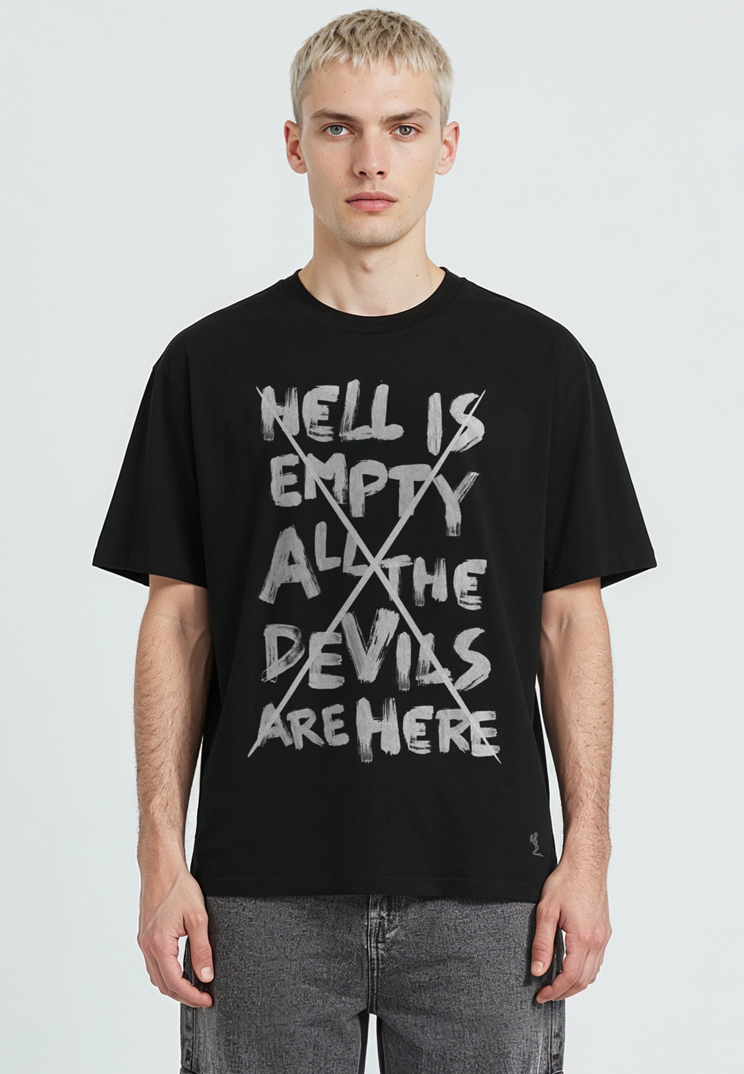 HELL IS EMPTY T-SHIRT BLACK