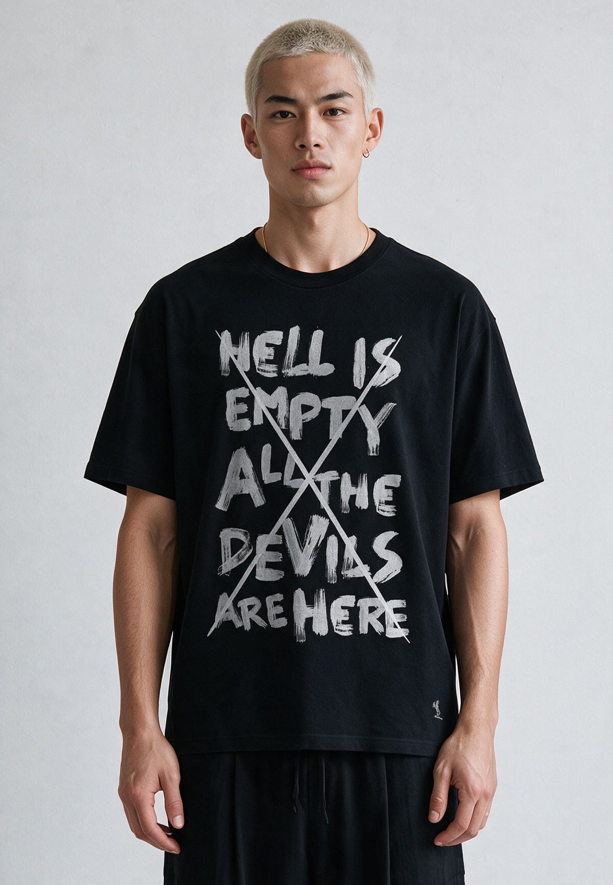 HELL IS EMPTY T-SHIRT BLACK