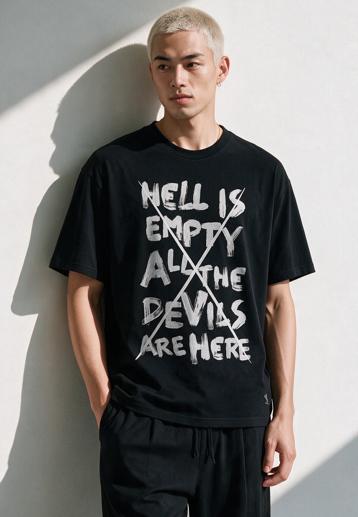 HELL IS EMPTY T-SHIRT BLACK