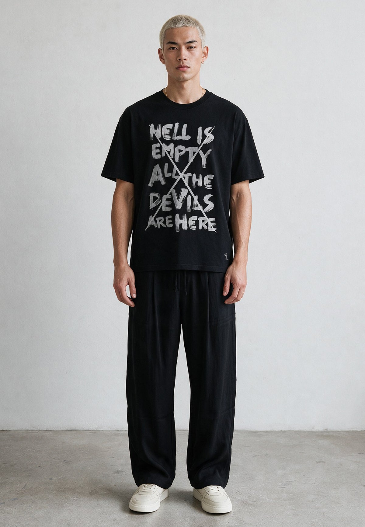 HELL IS EMPTY T-SHIRT BLACK