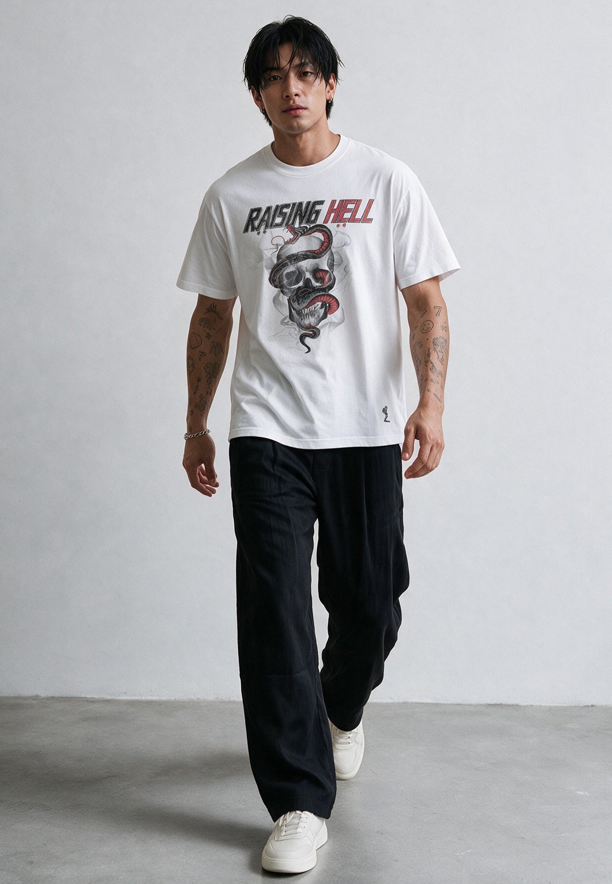 RAISING HELL T-SHIRT WHITE