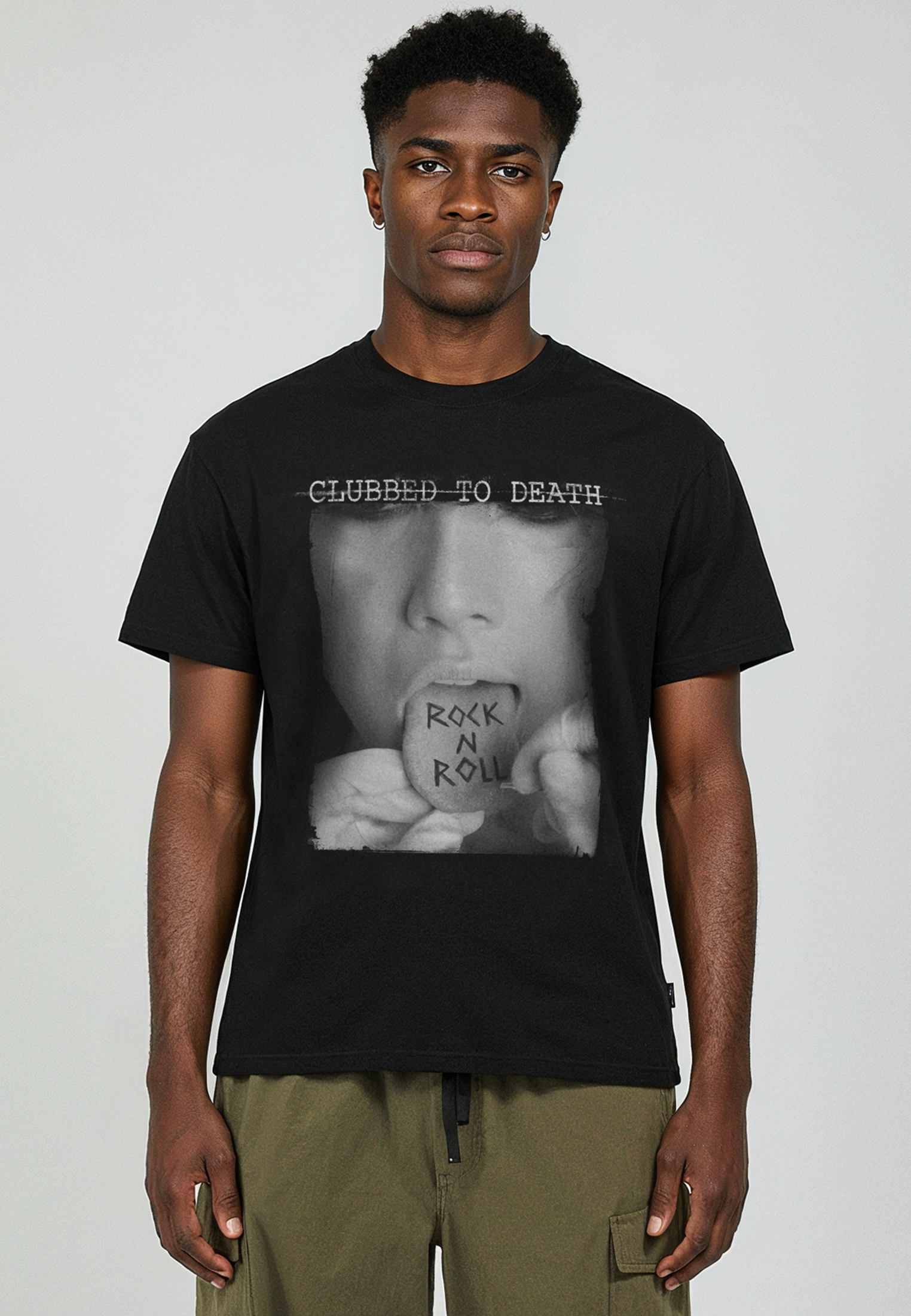 ROCK N ROLL T-SHIRT BLACK