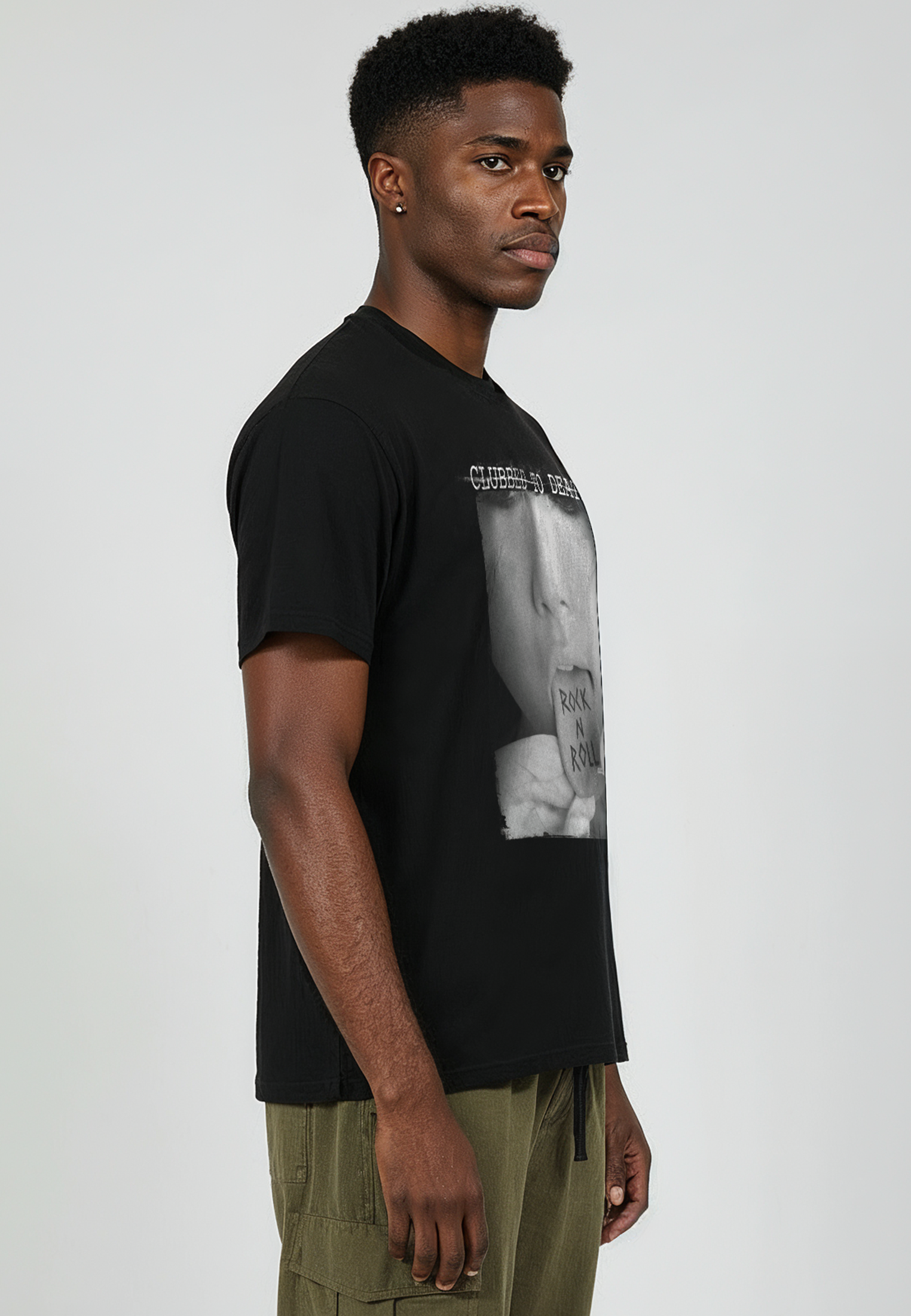 ROCK N ROLL T-SHIRT BLACK