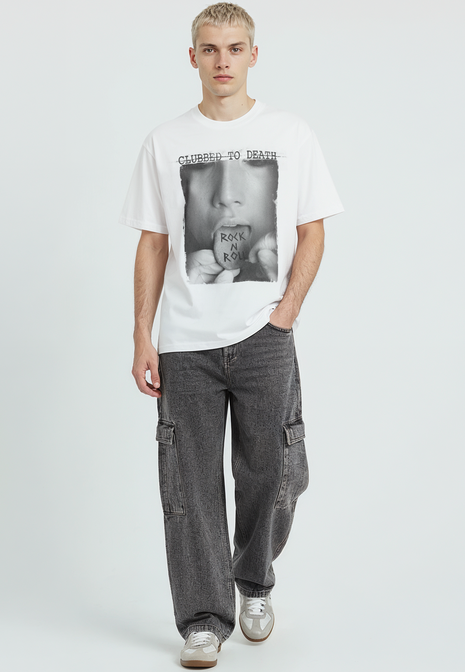 ROCK N ROLL T-SHIRT WHITE