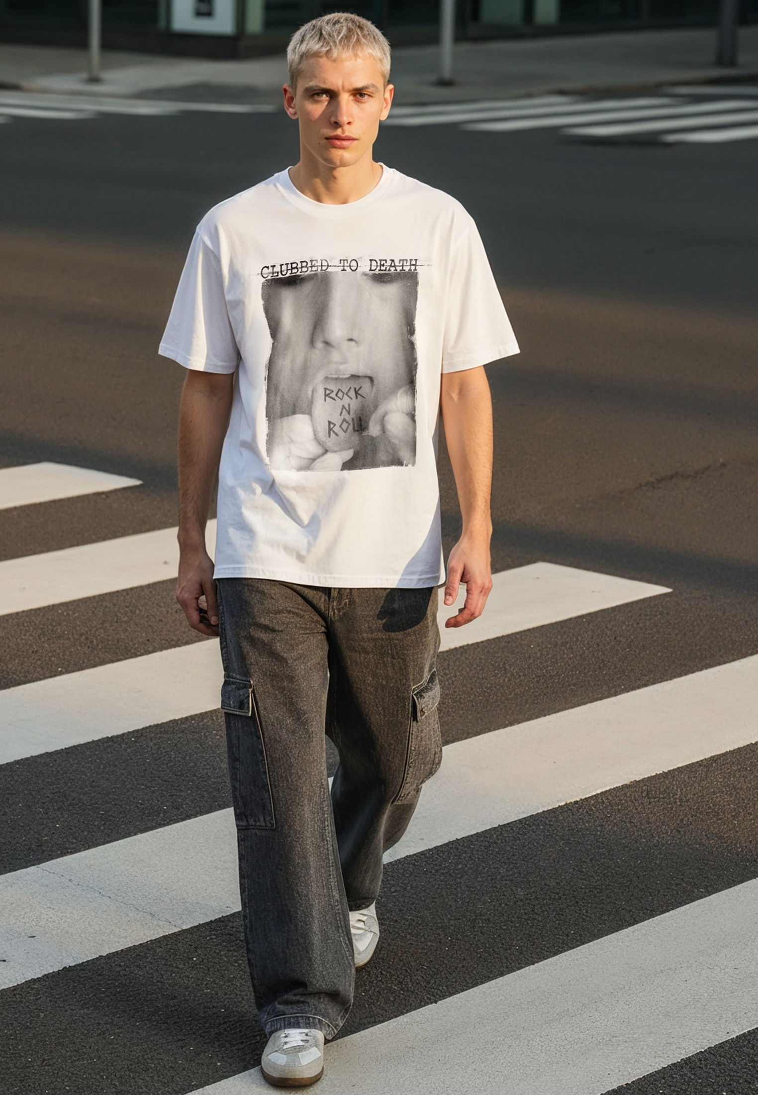 ROCK N ROLL T-SHIRT WHITE