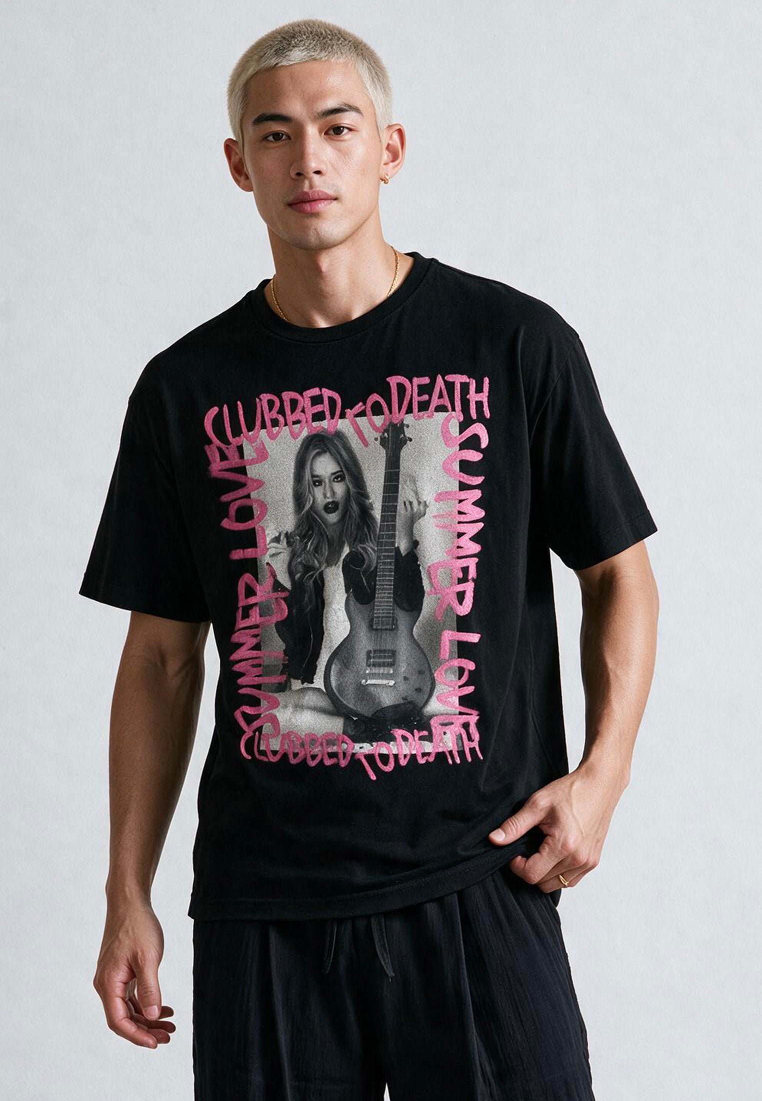SUMMER LOVE T-SHIRT BLACK