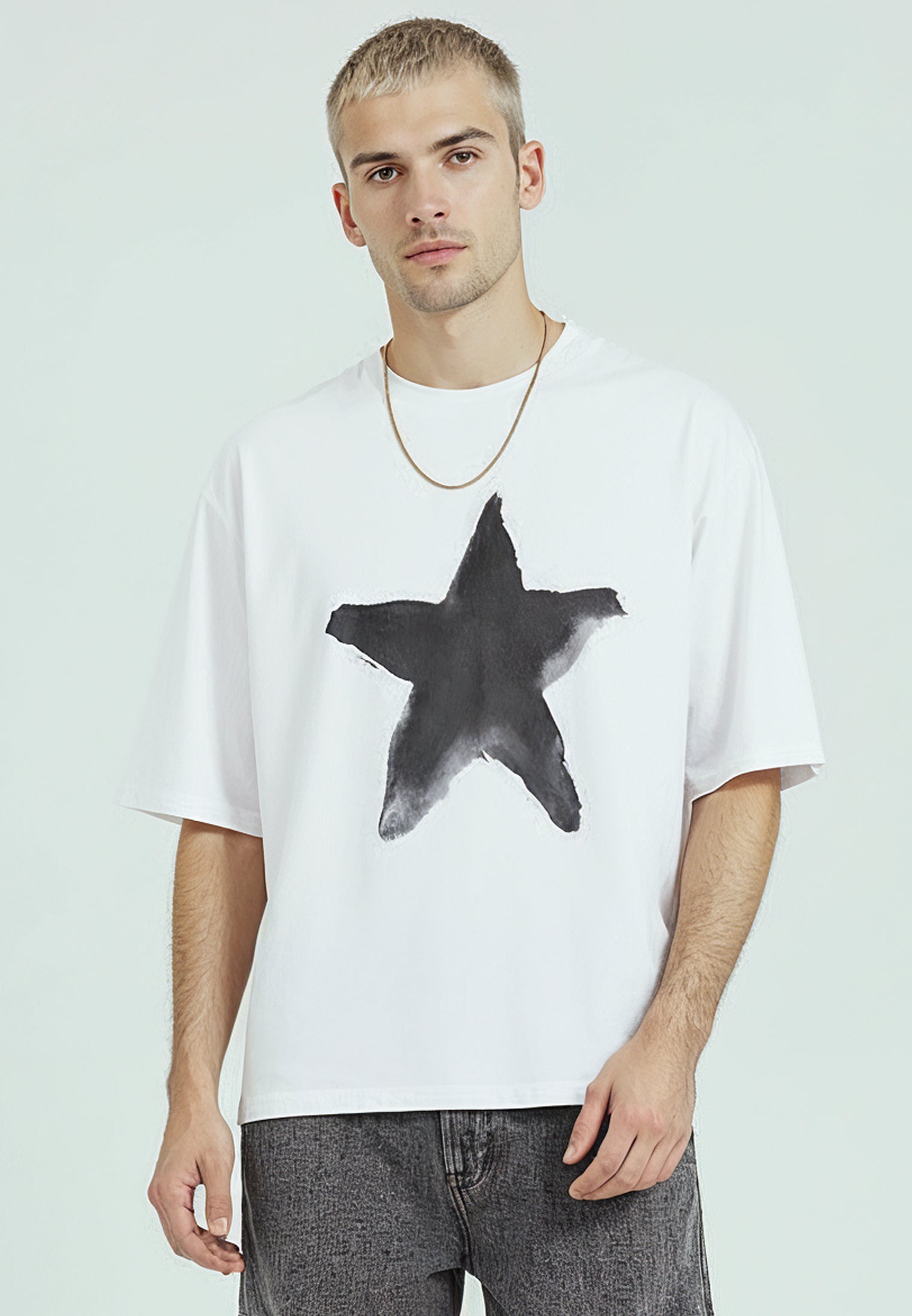 STAR CROP T-SHIRT WHITE