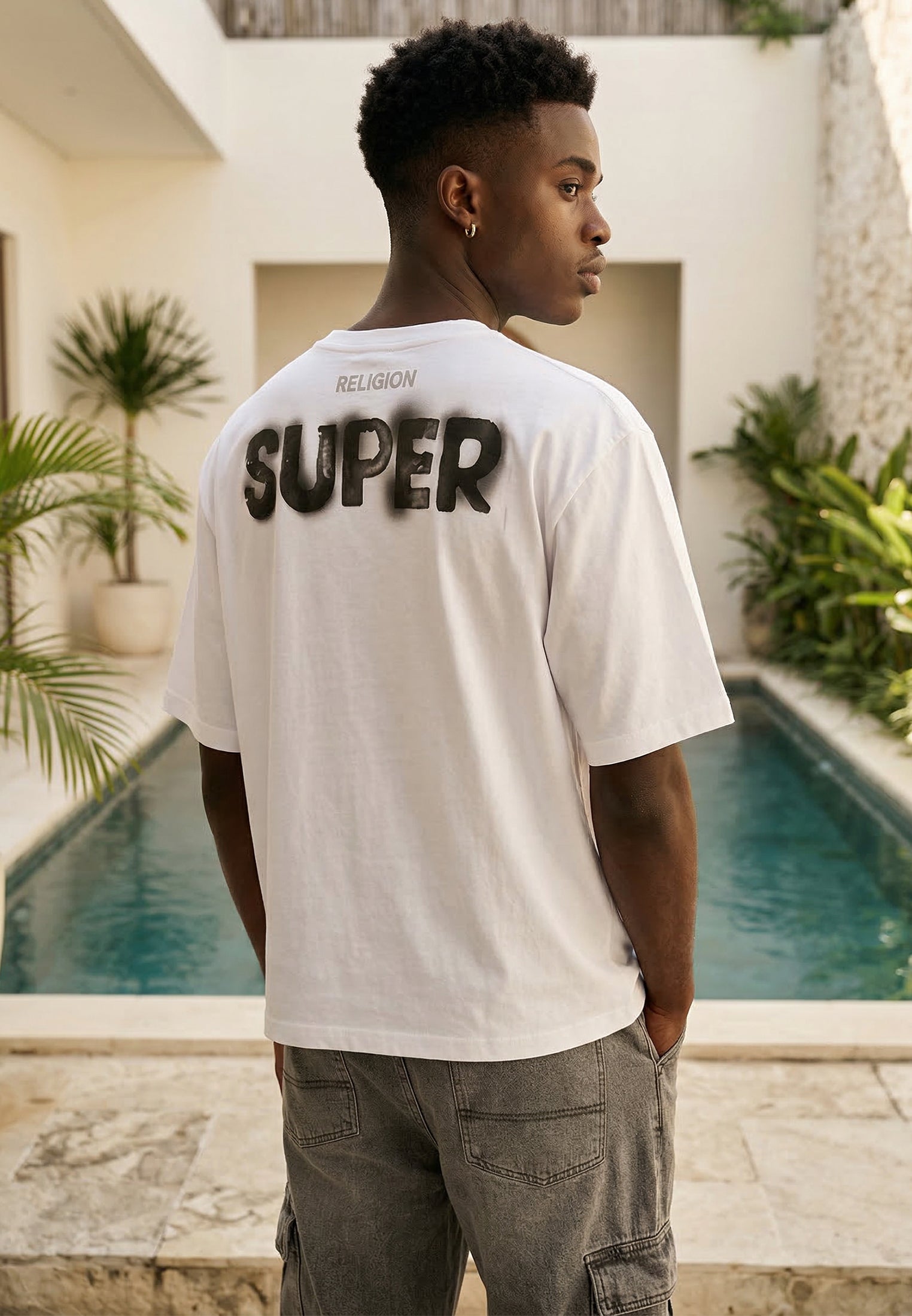 STAR CROP T-SHIRT WHITE