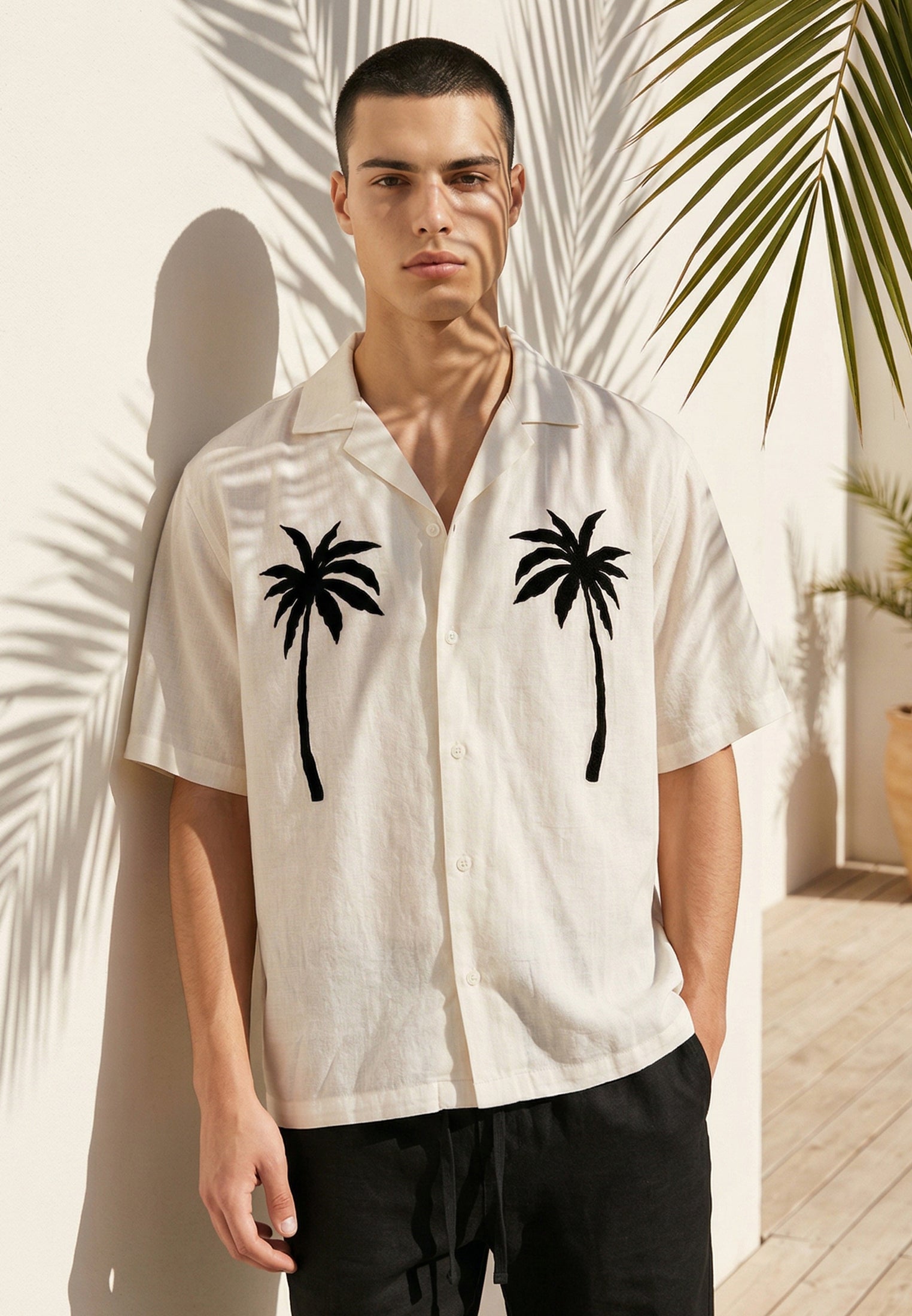 PALM SHIRT OFF WHITE