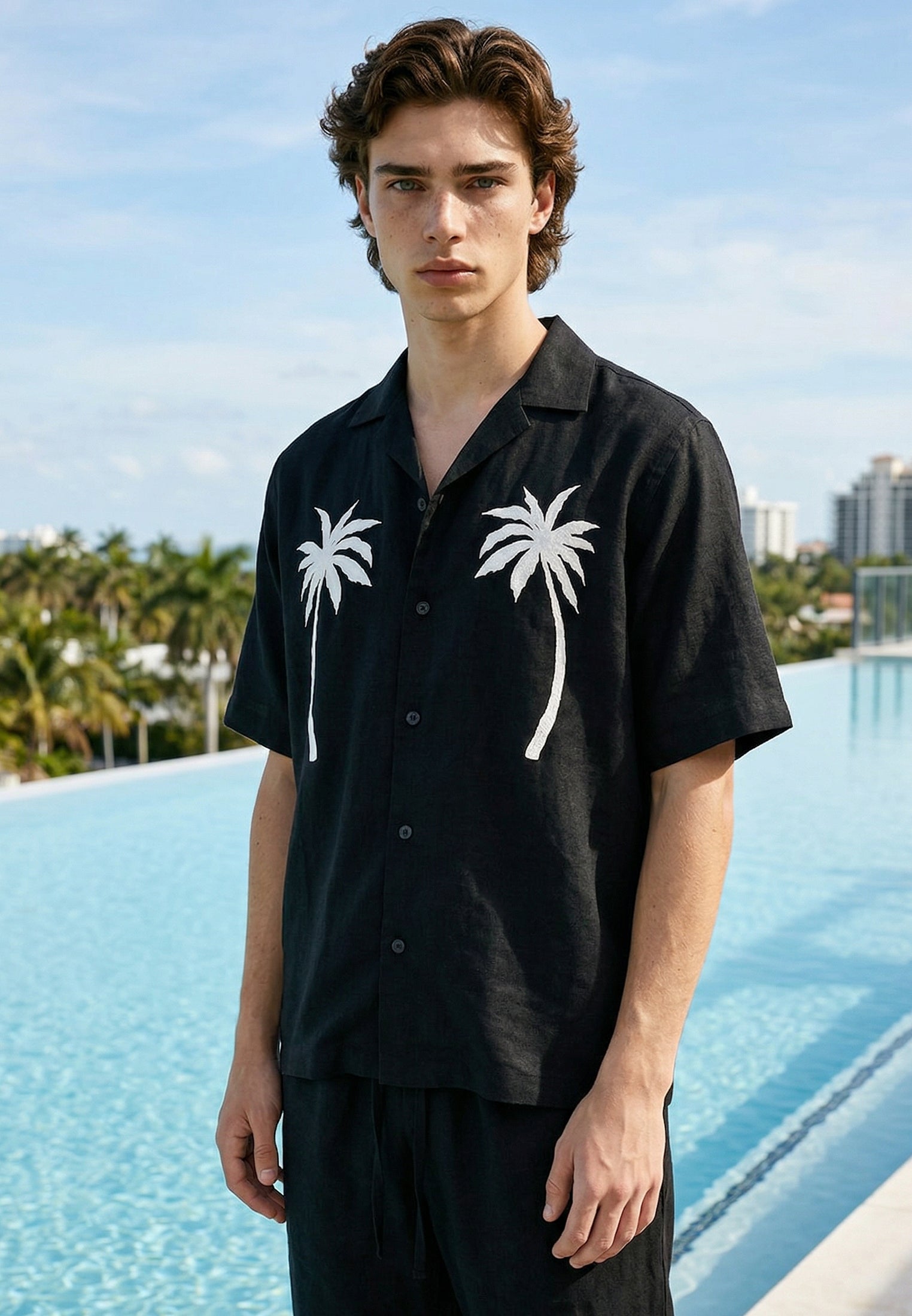 PALM SHIRT BLACK