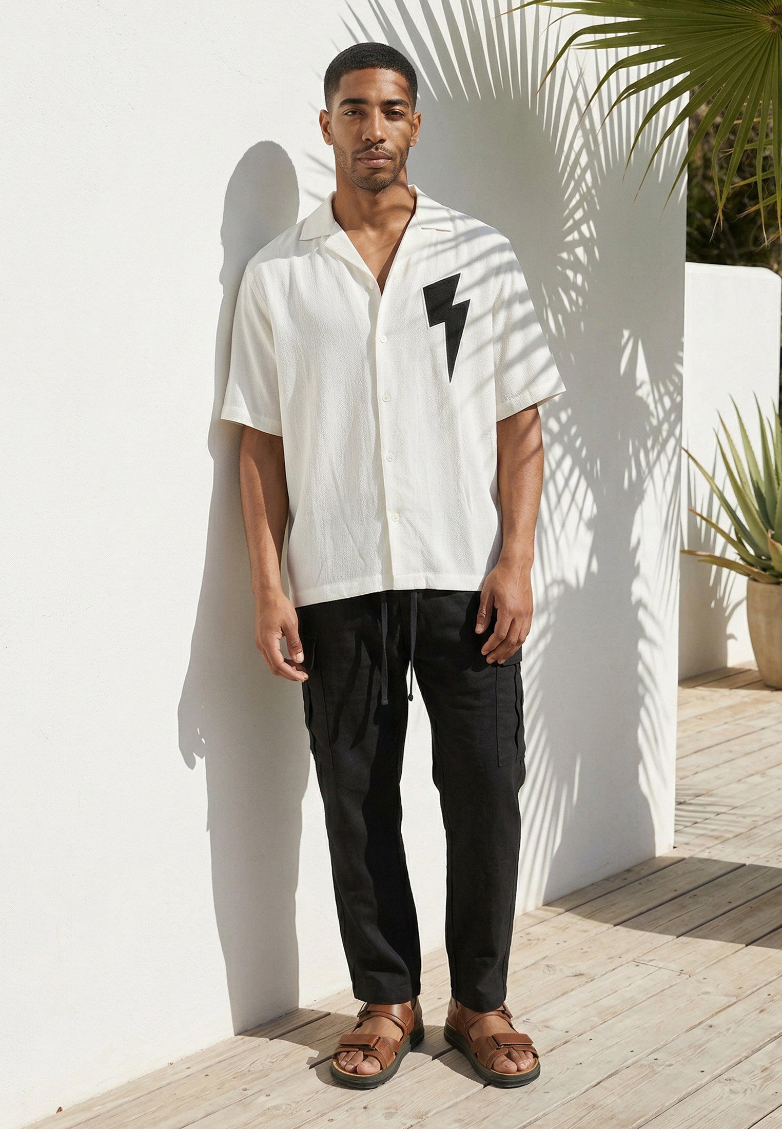 TORN SHIRT OFF WHITE