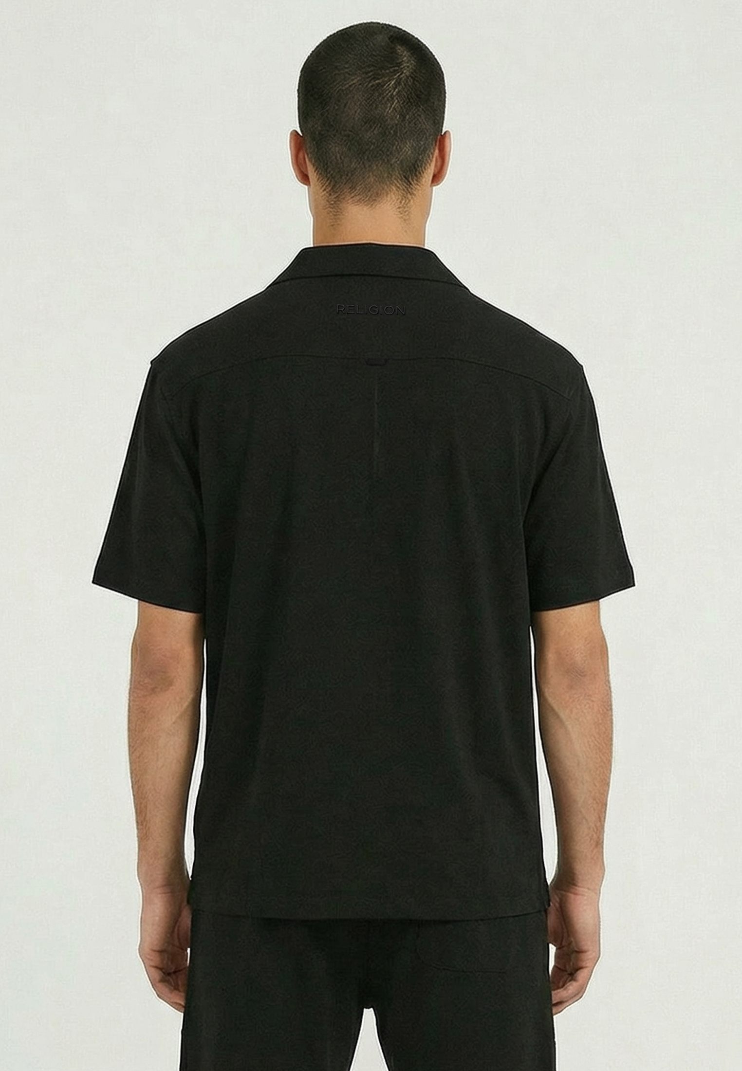 SLUB SHIRT BLACK