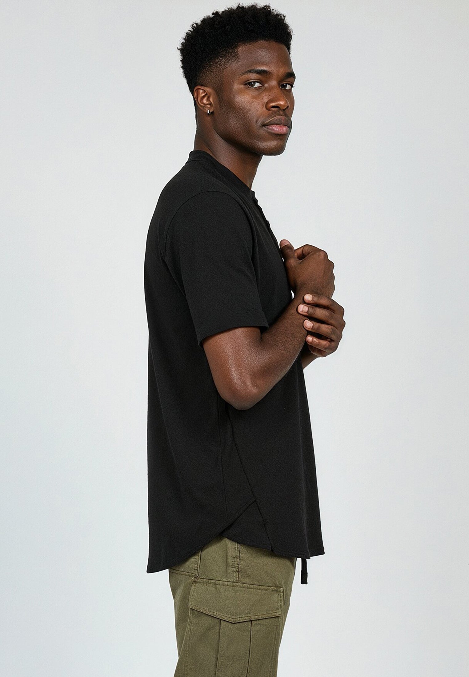 ORSON SLUB POLO BLACK