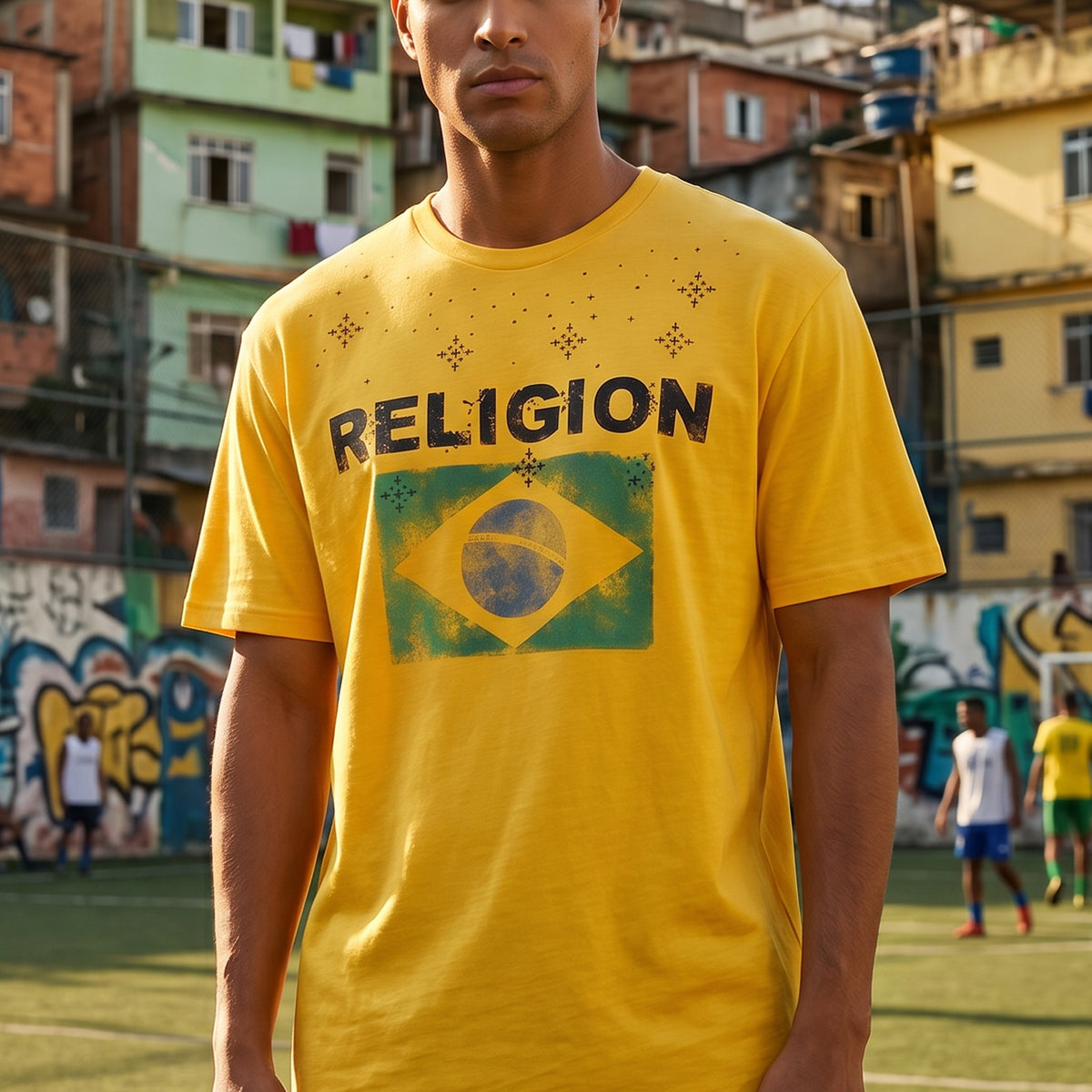 BRAZIL T-SHIRT YELLOW, view 2