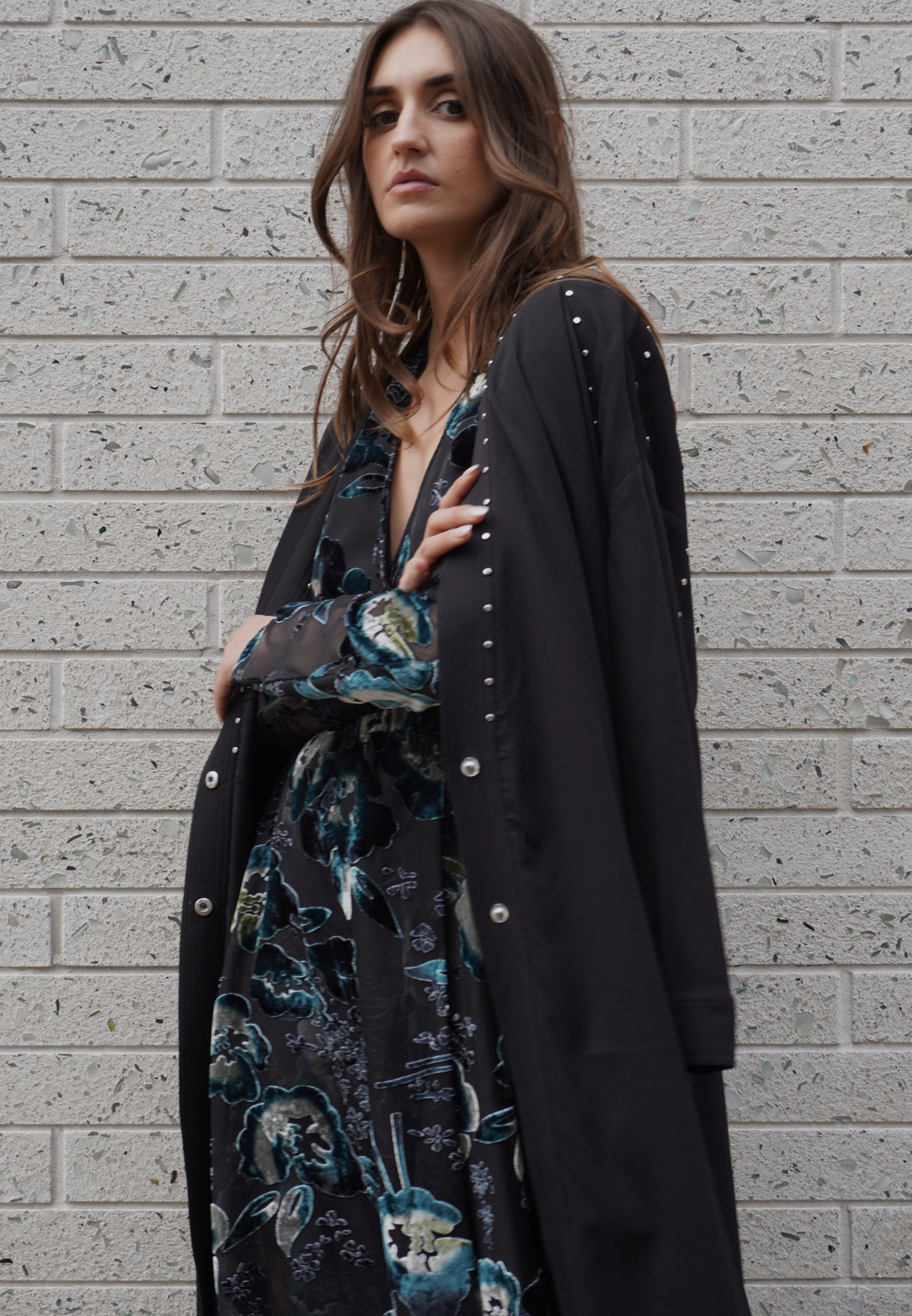 LUMINOSITY DRESS VELVET BURN OUT