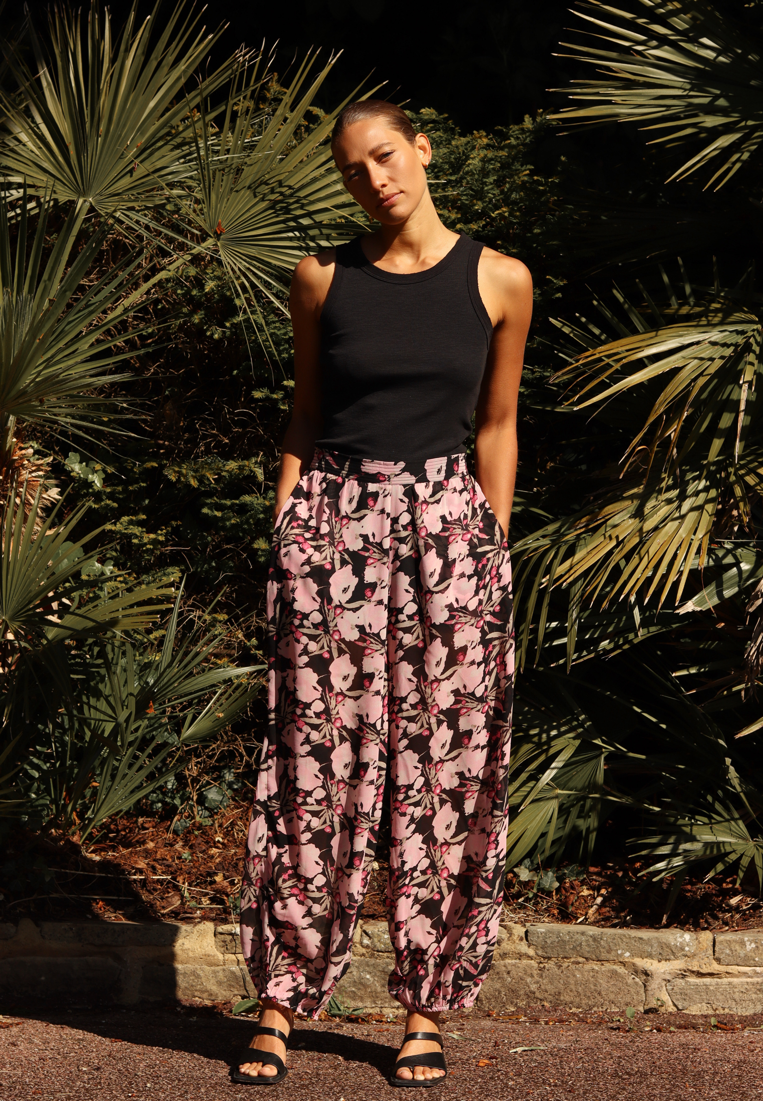 HELENA TROUSERS PRIME PINK FLORAL