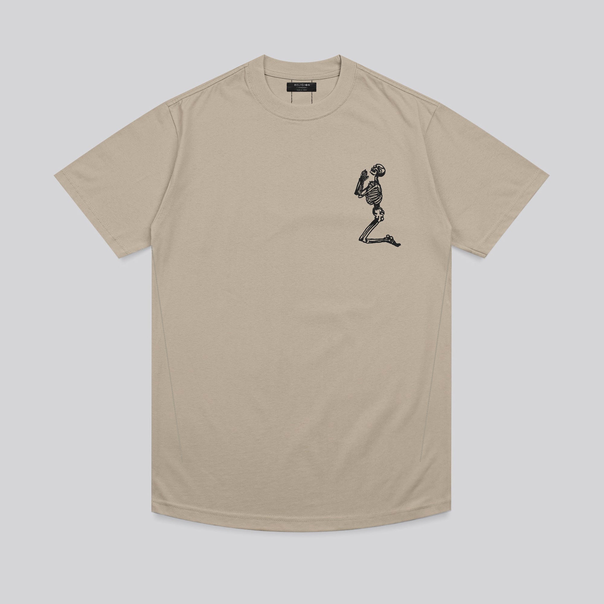 ESSENTIAL BIG SKELETON FAWN T-SHIRT