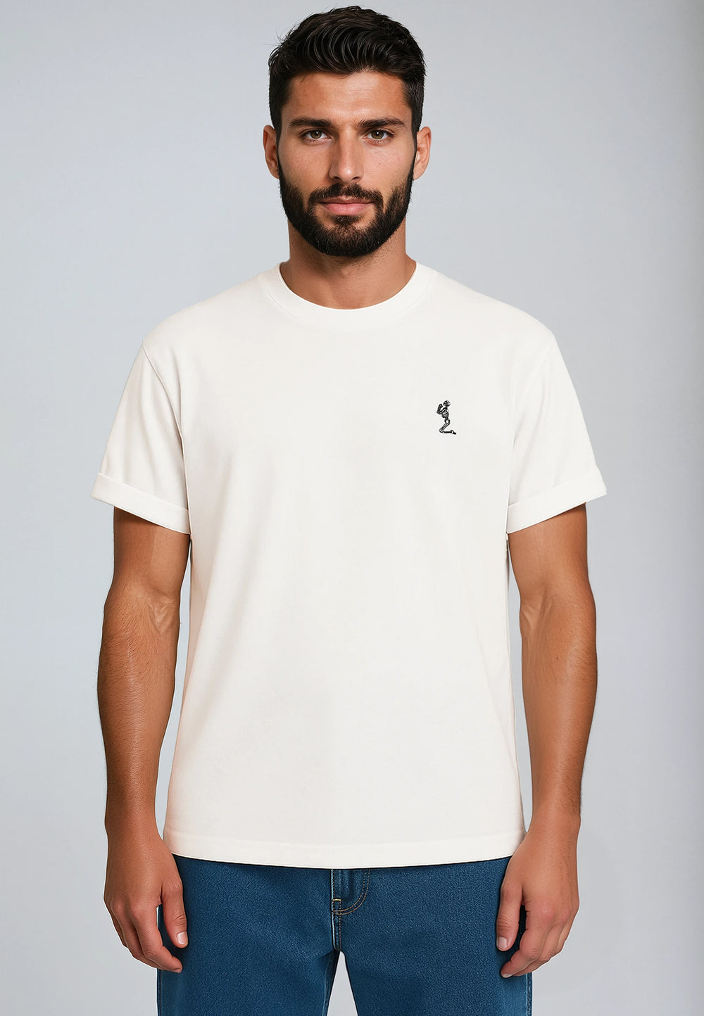 Basic Rolled Cuff Tee main image 0