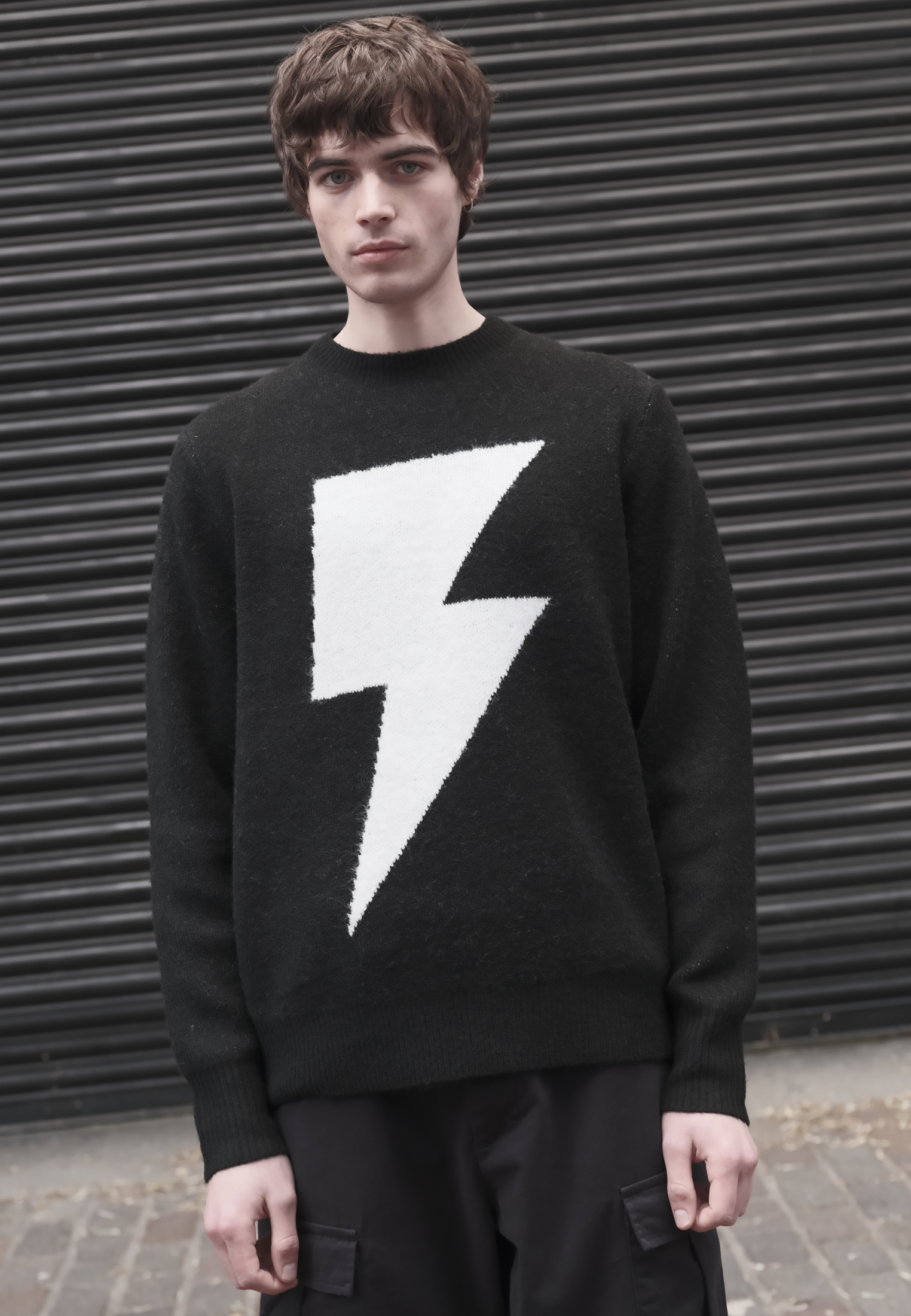 LIGHTNING KNIT BLACK