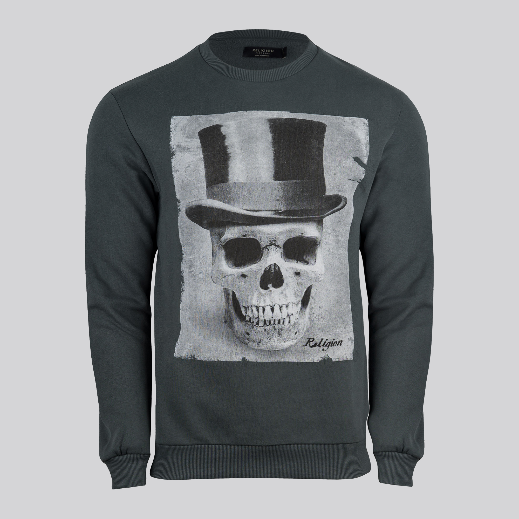 TOP HAT SWEAT DARK METAL