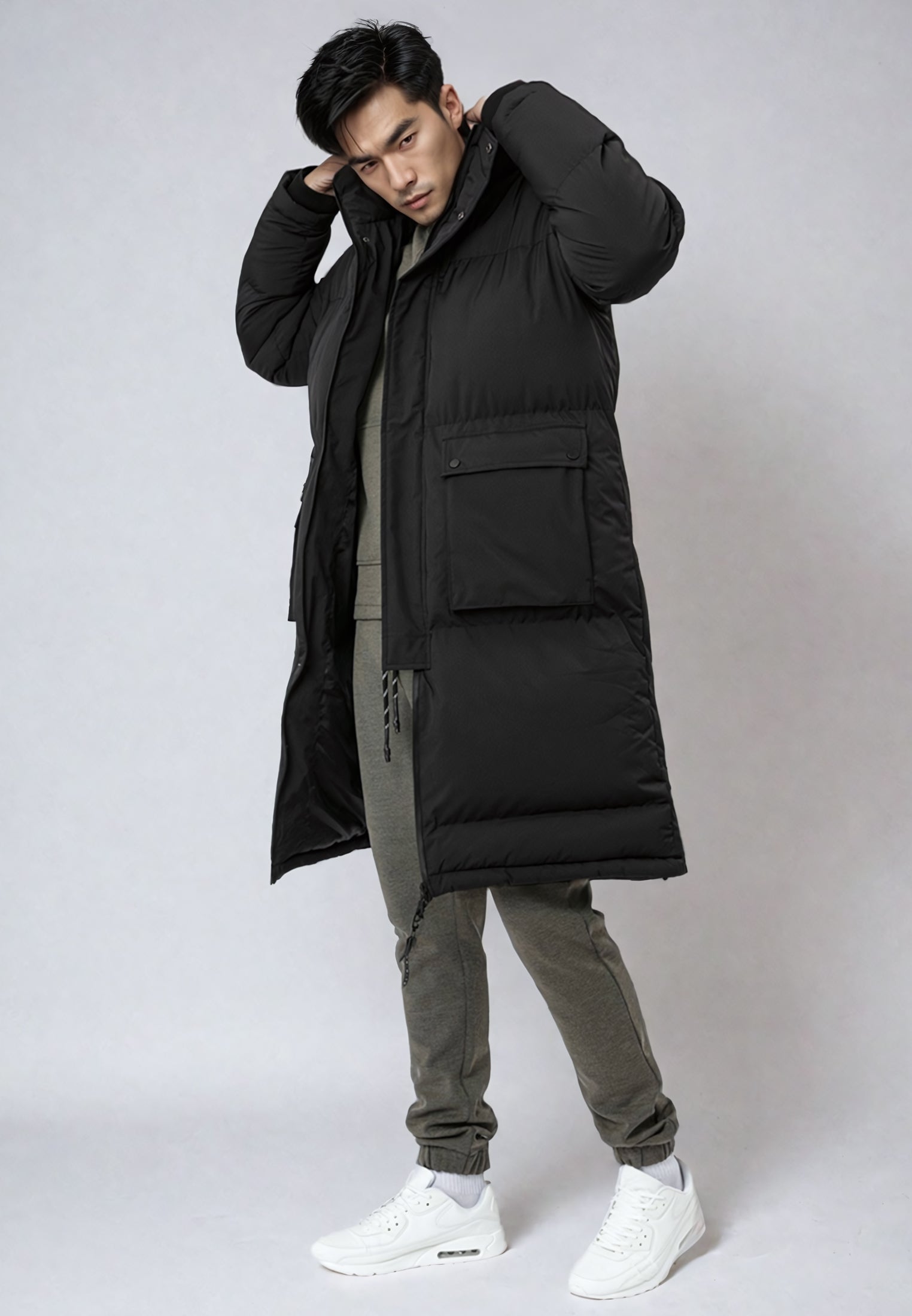 EXPOSITION PADDED PARKA BLACK