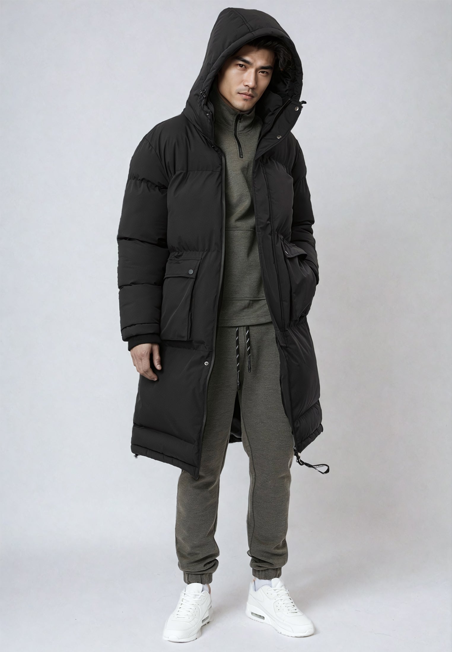 EXPOSITION PADDED PARKA BLACK