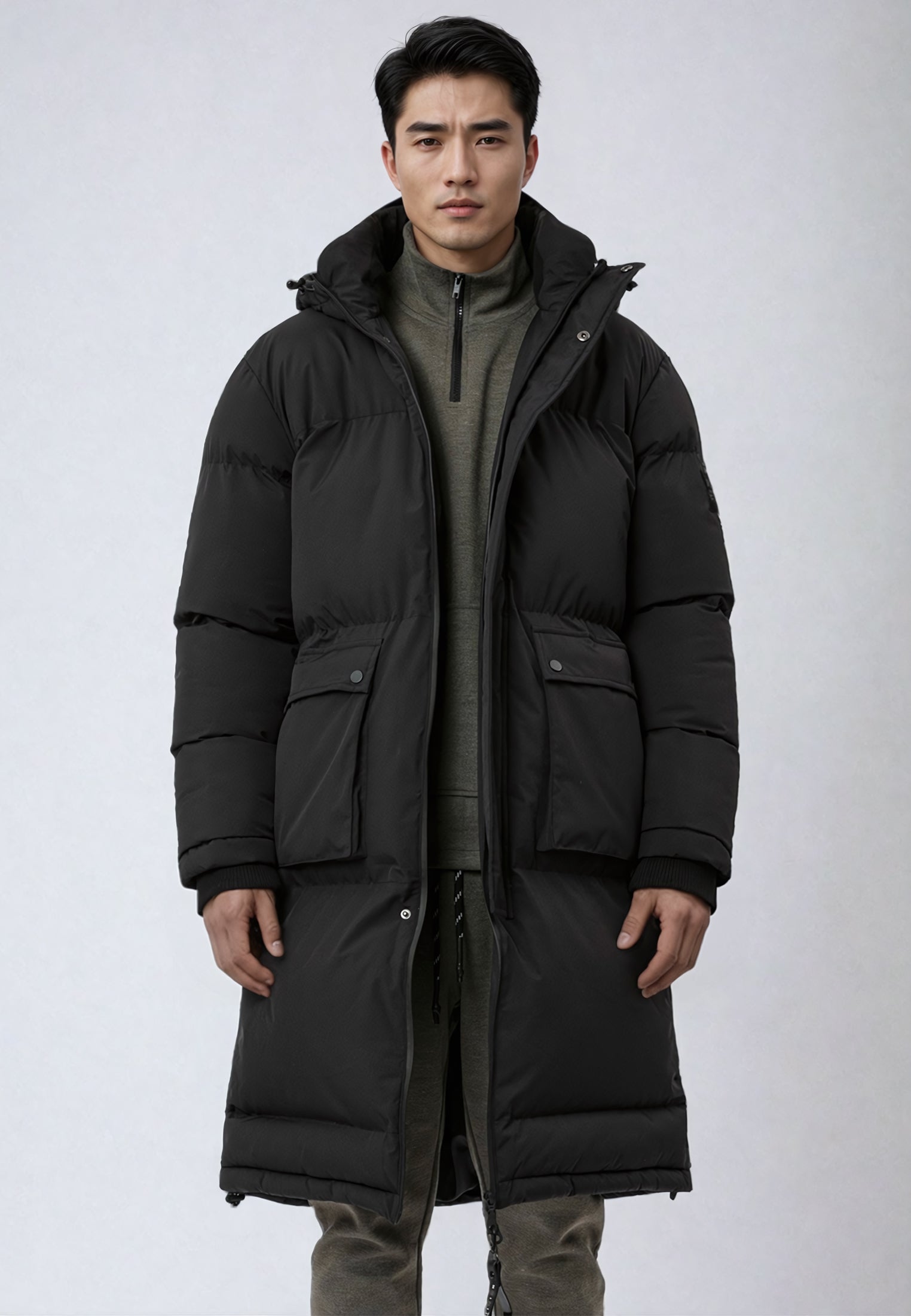 EXPOSITION PADDED PARKA BLACK