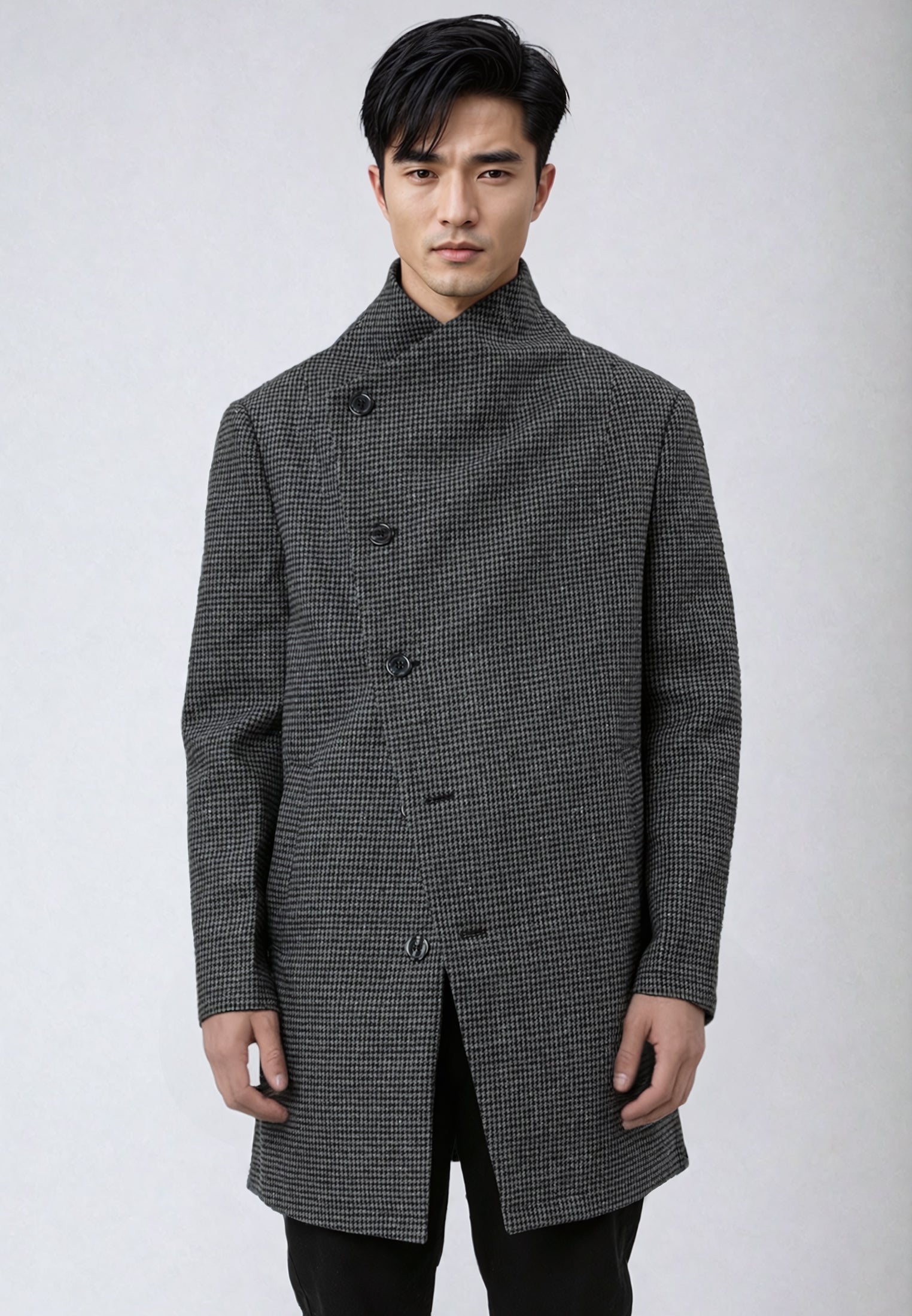 NOIREX COAT BLACK & CHARCOAL