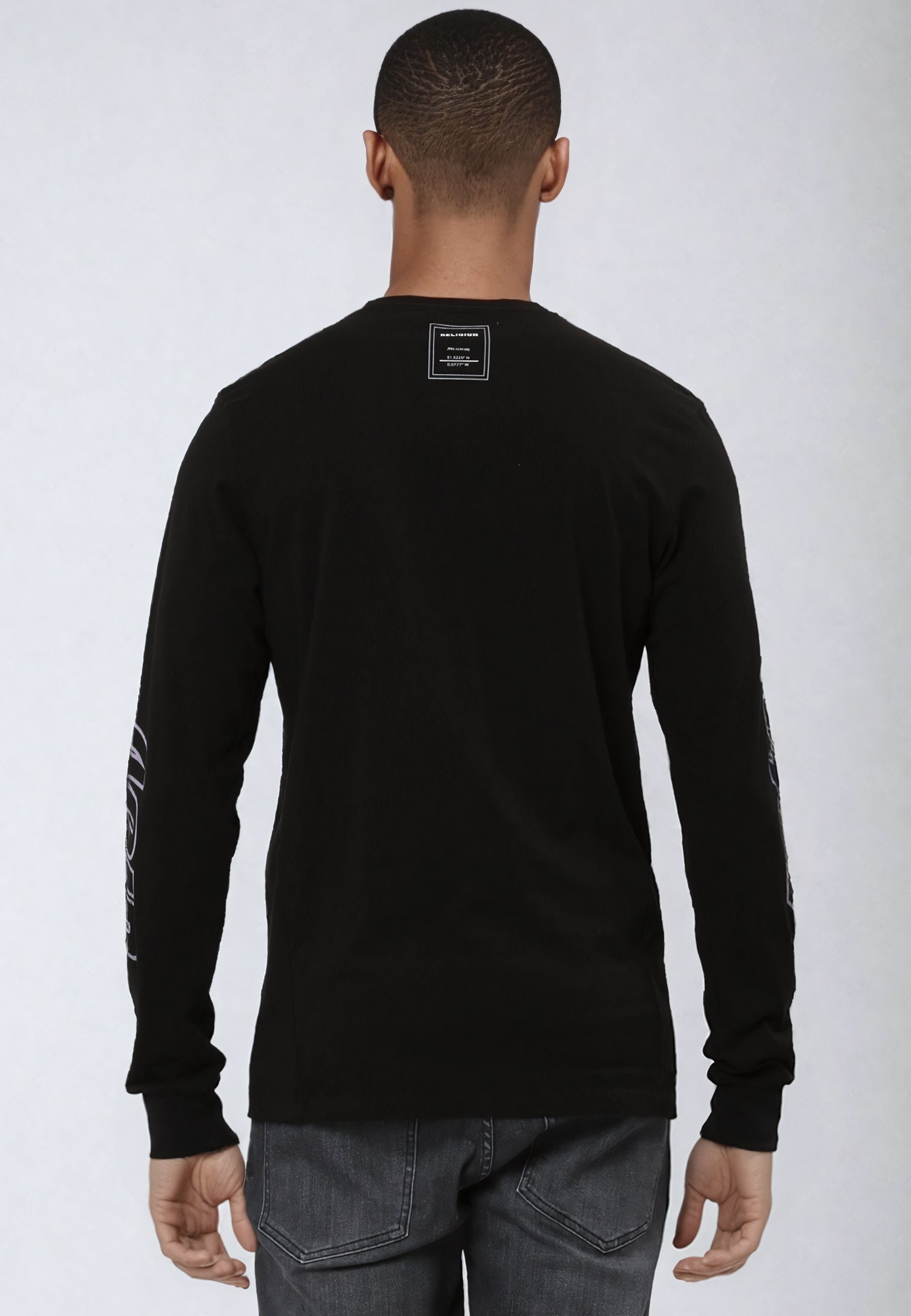 ACID RAVE LS T-SHIRT BLACK