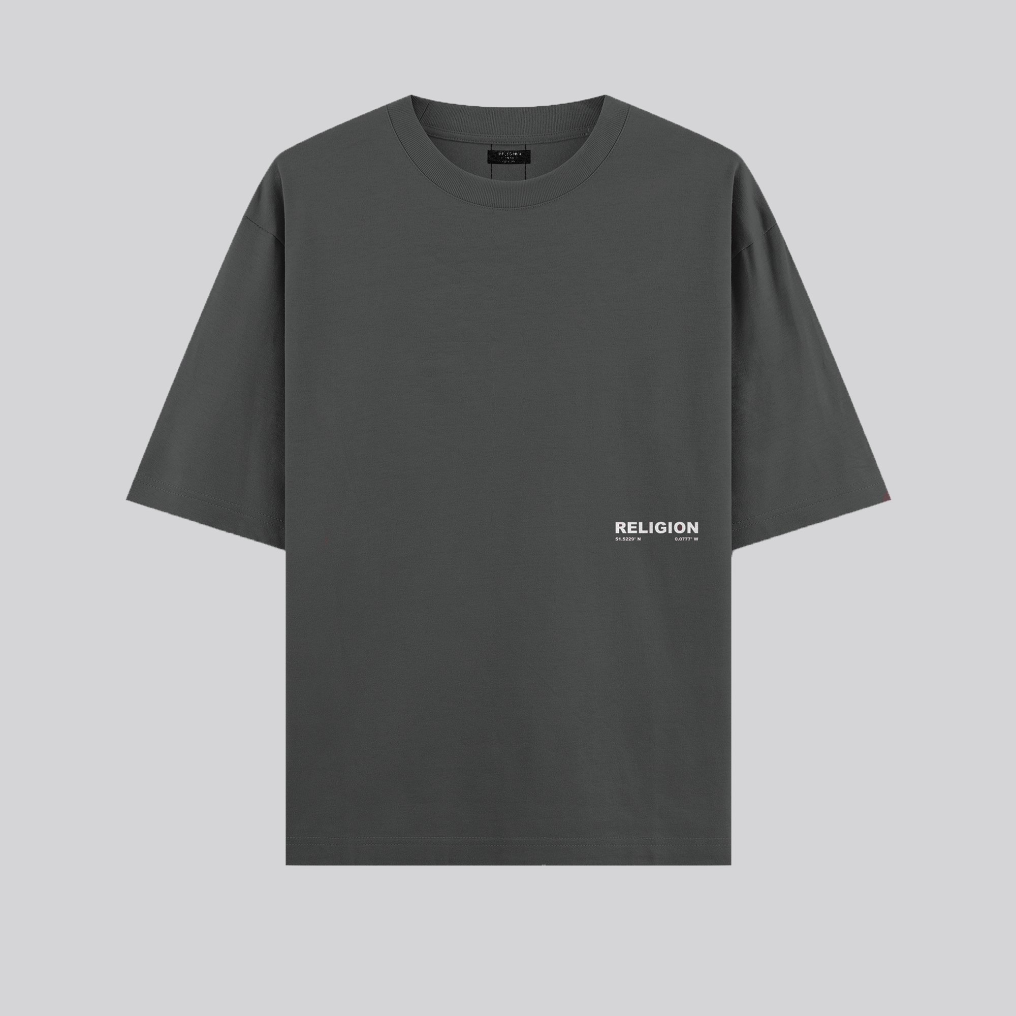 LOGO RELAXED T-SHIRT COAL