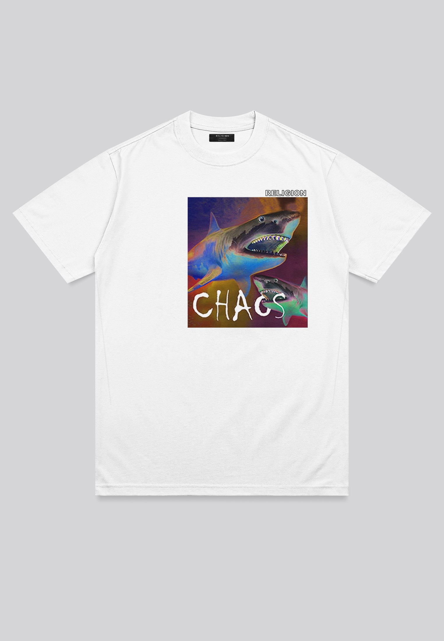 CHAOS SHARK T-SHIRT WHITE