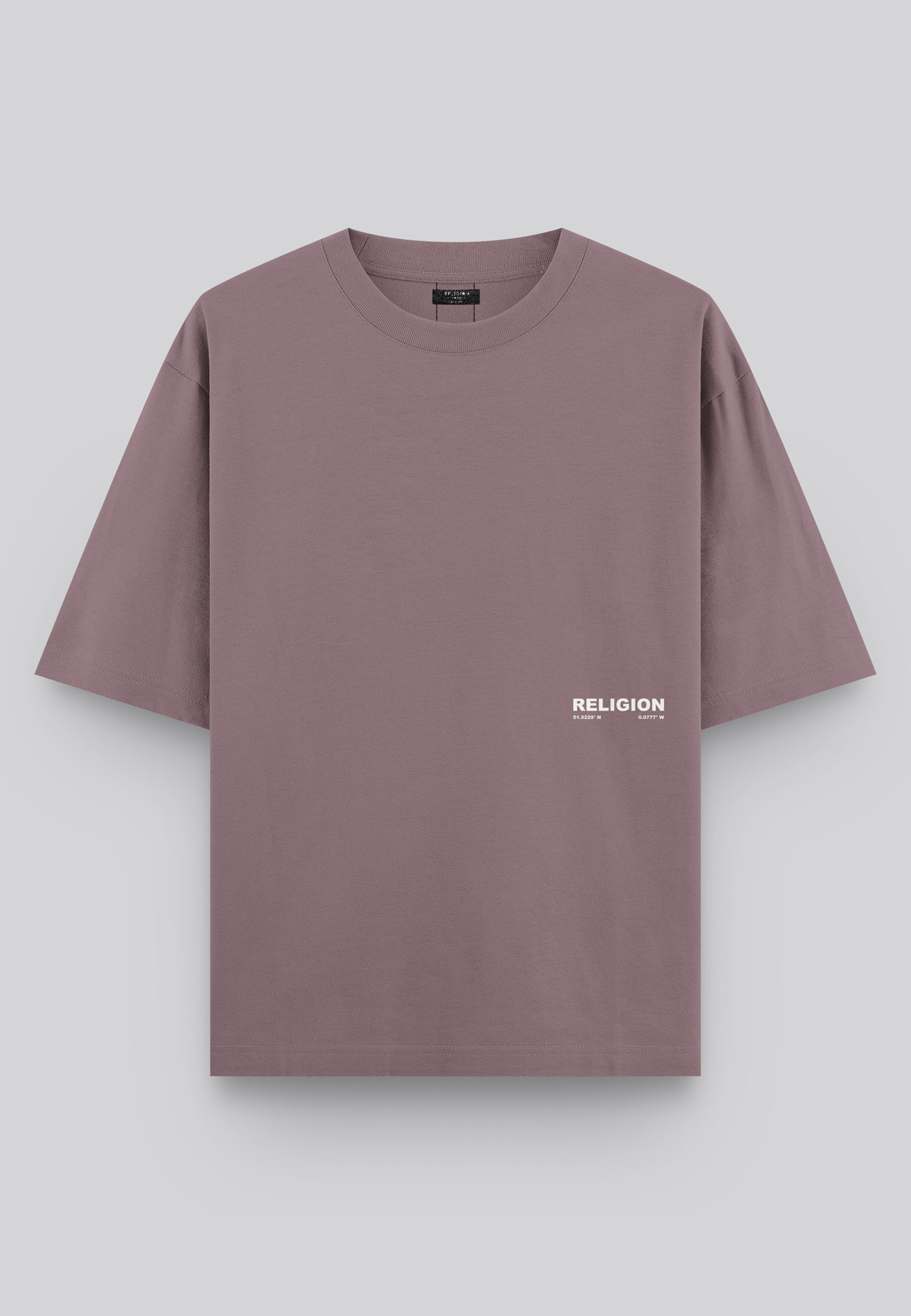 LOGO RELAXED T-SHIRT DEEP MAUVE