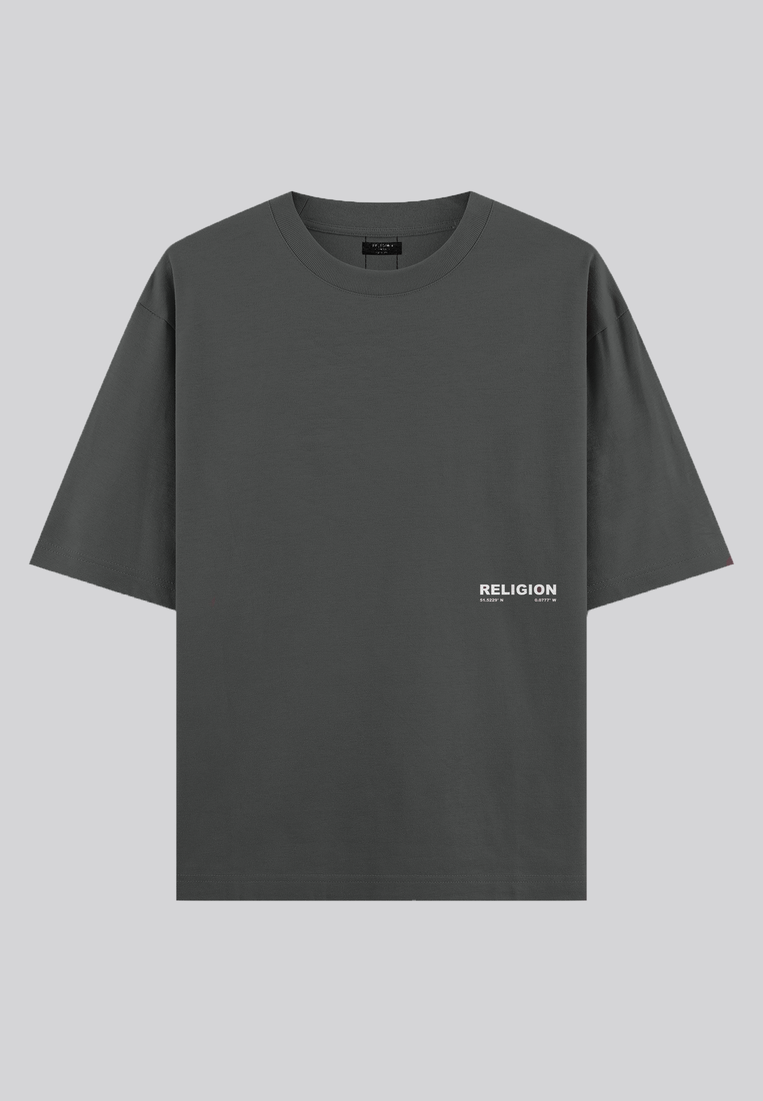 LOGO RELAXED T-SHIRT COAL