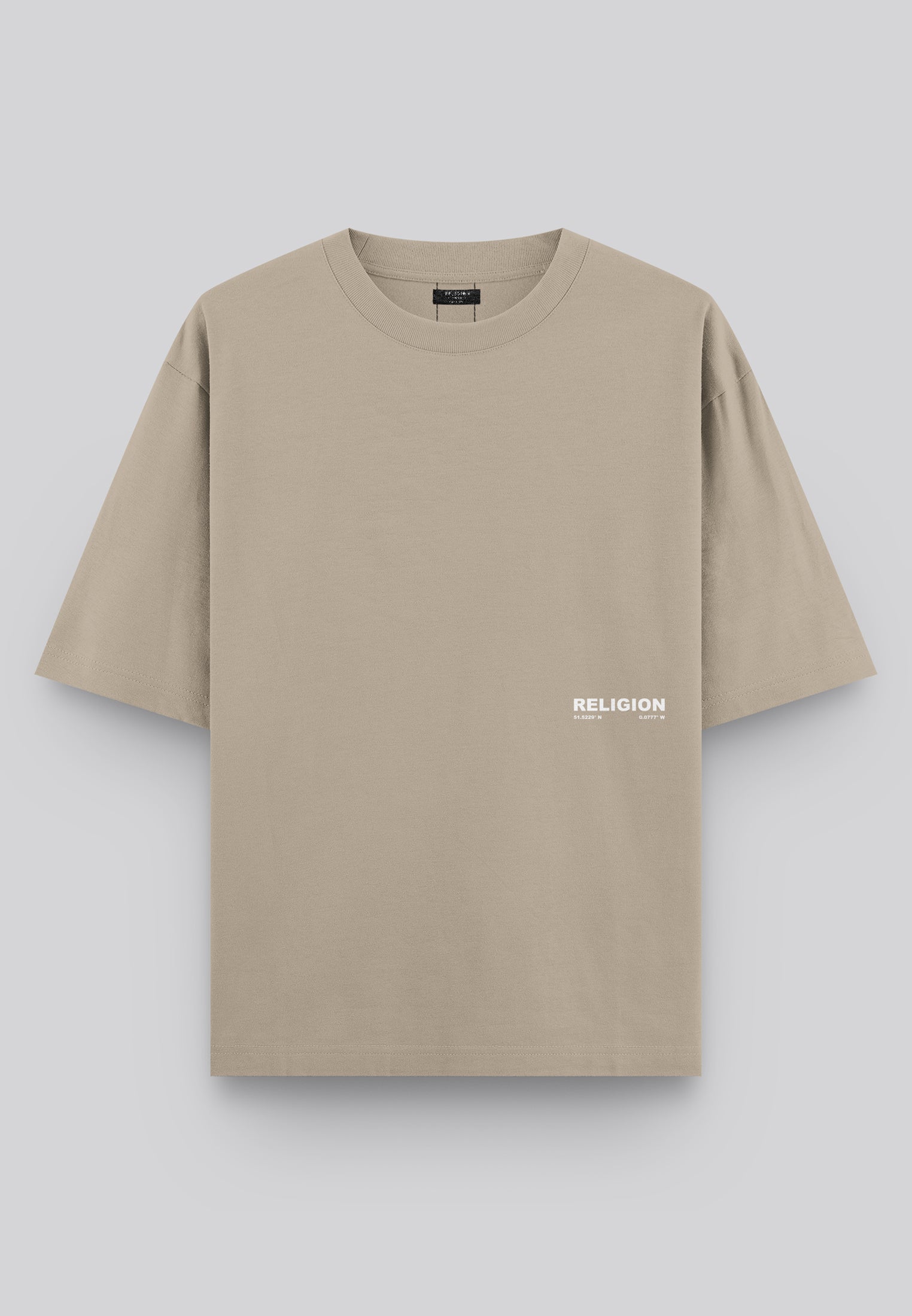 LOGO RELAXED T-SHIRT FAWN