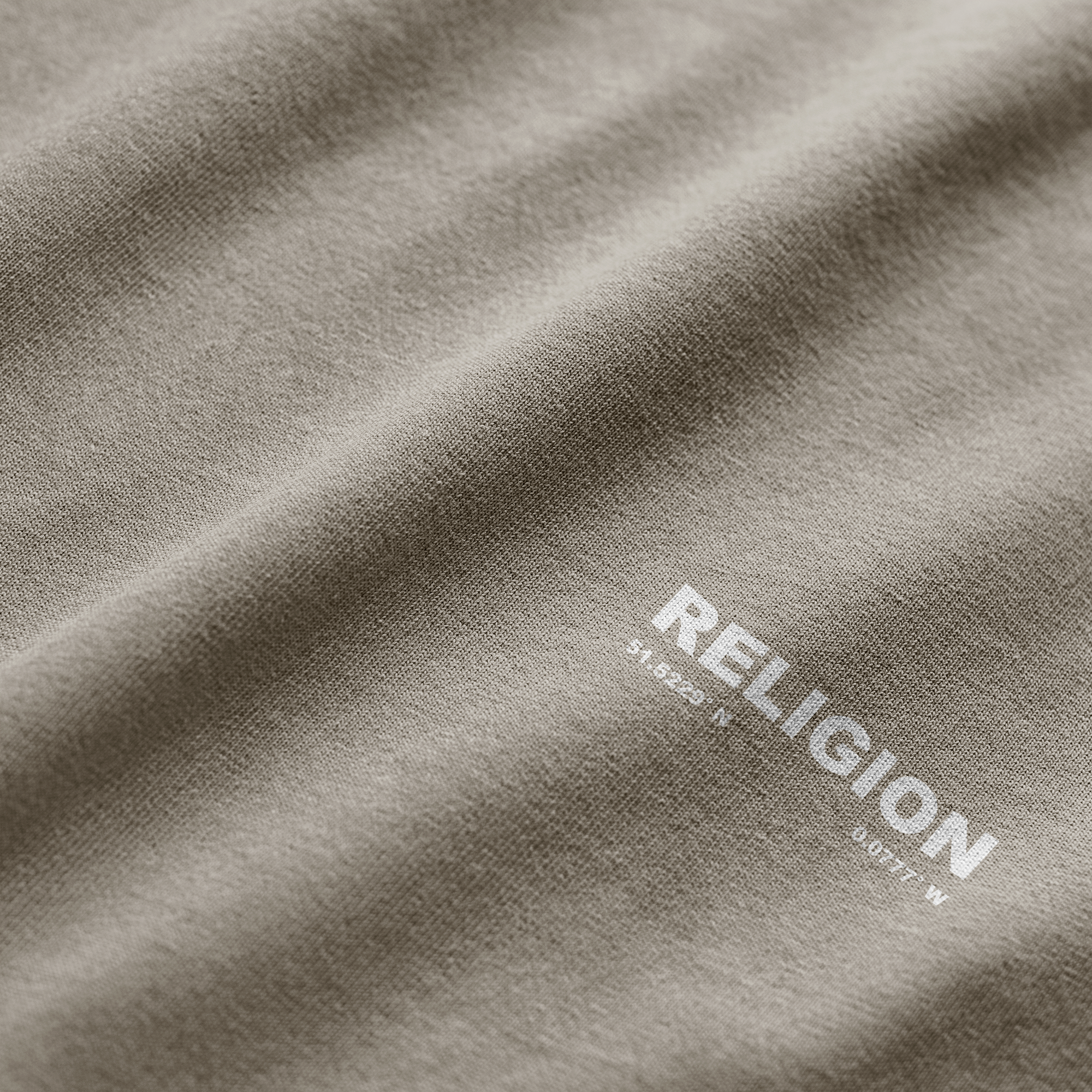 LOGO RELAXED T-SHIRT FAWN
