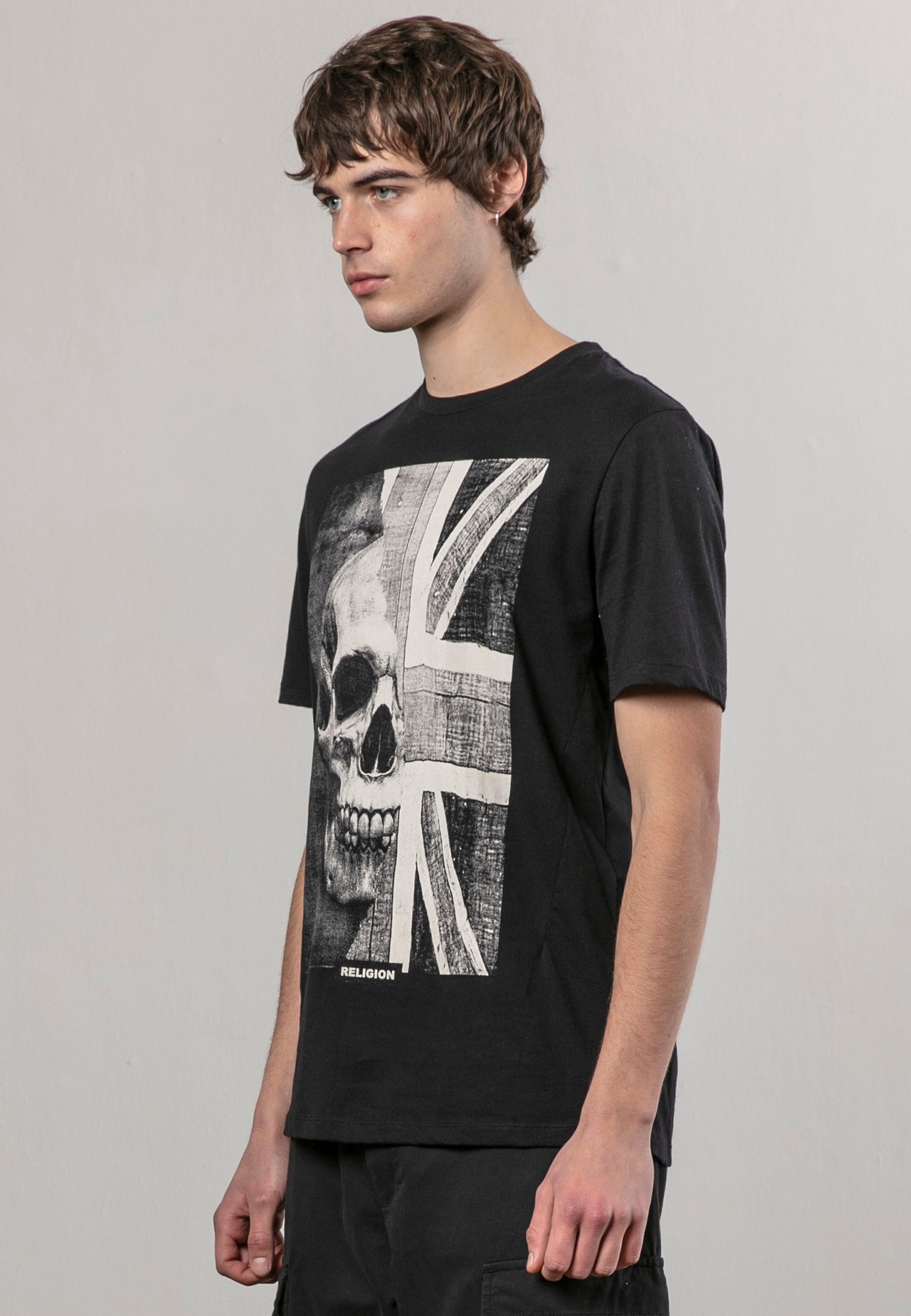 UNION JACK T-SHIRT JET BLACK