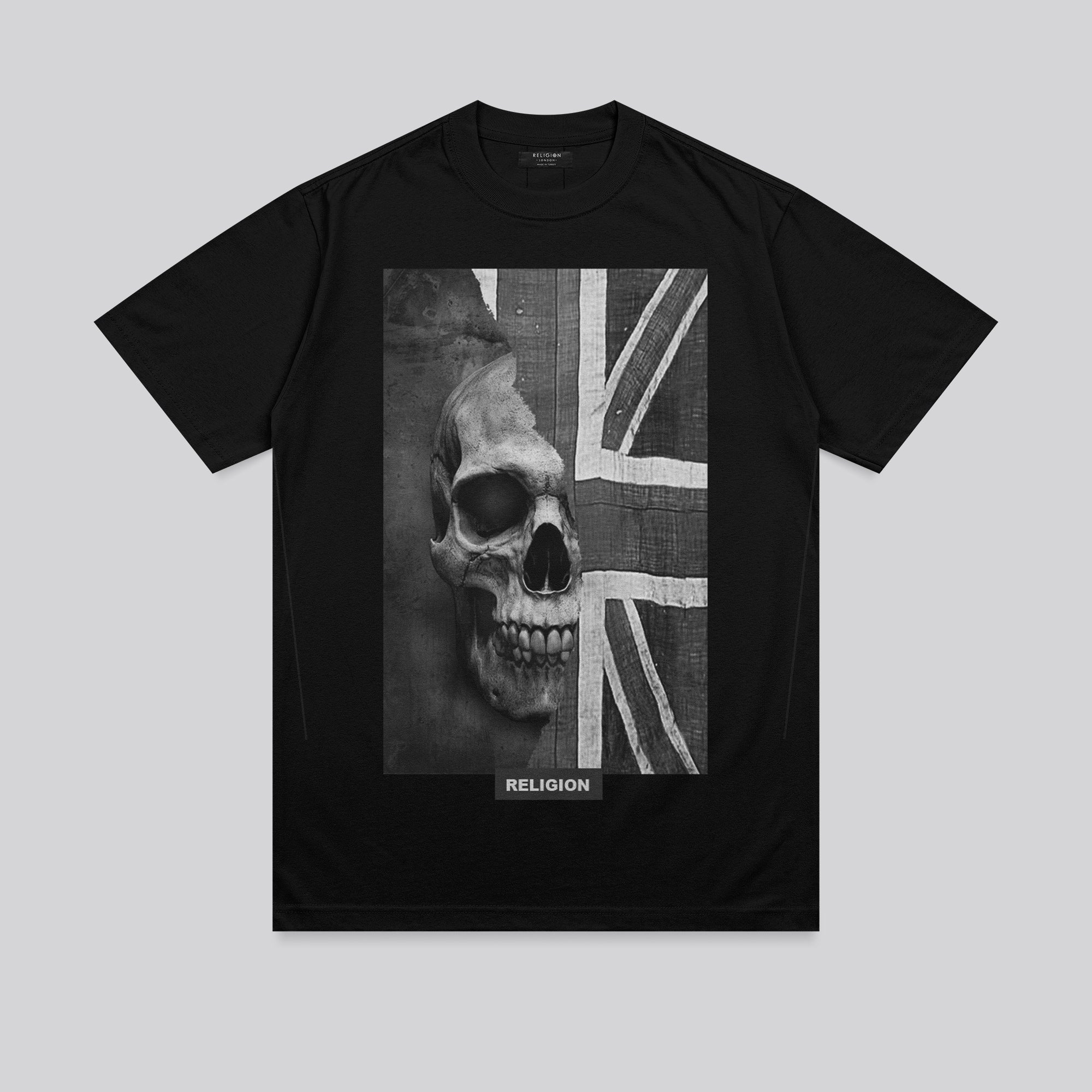 UNION JACK T-SHIRT JET BLACK