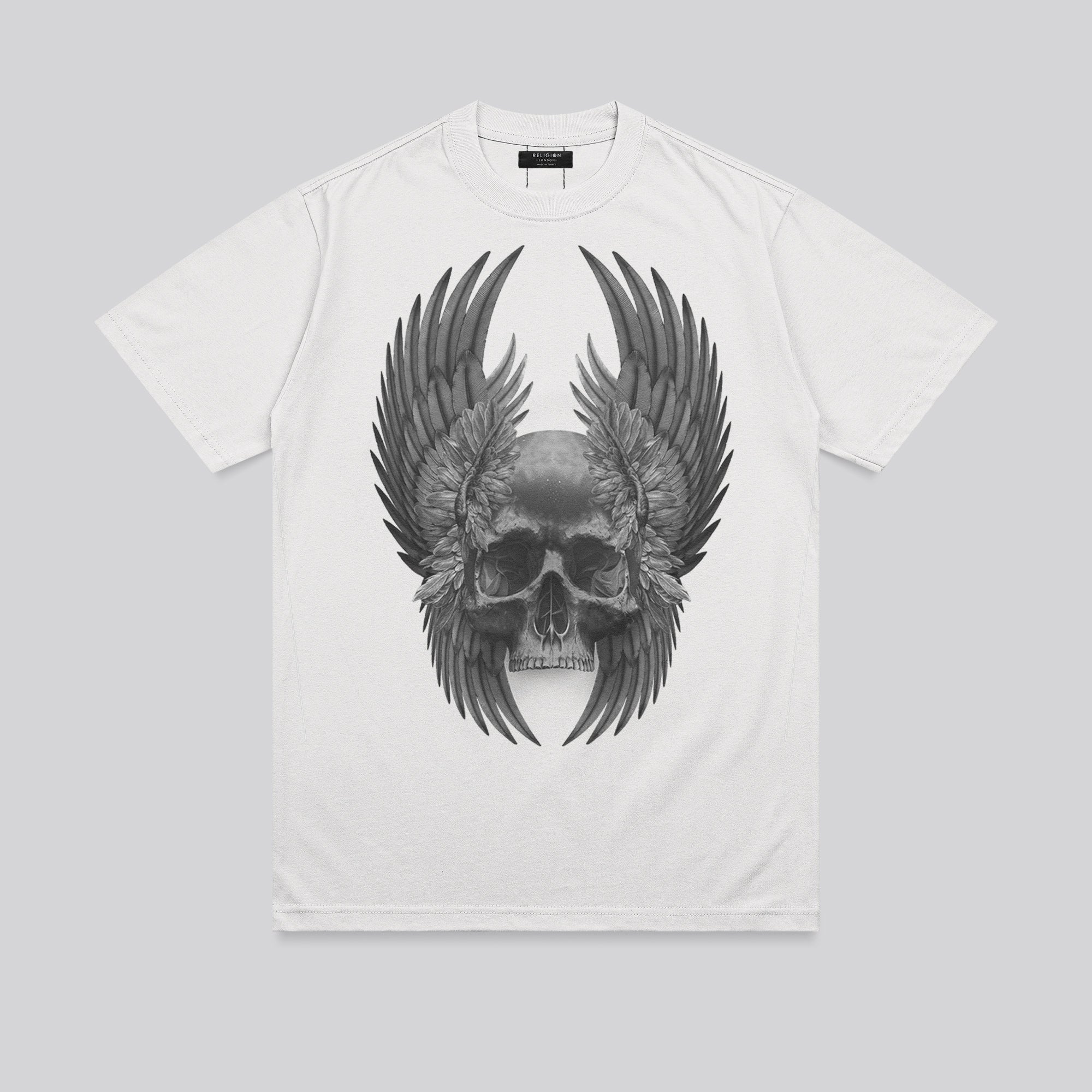 WINGS SKULL T-SHIRT WINTER WHITE