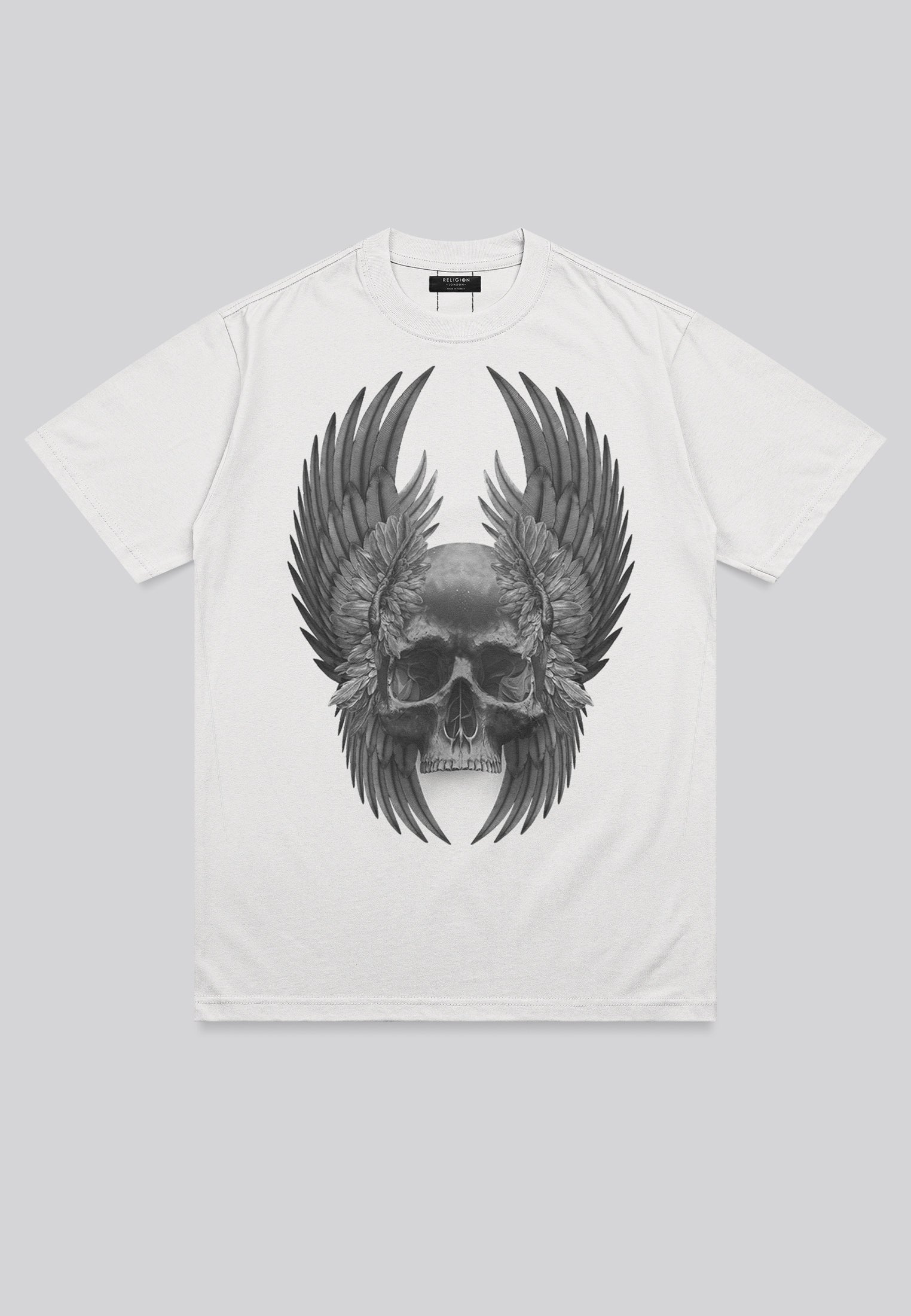 WINGS SKULL T-SHIRT WINTER WHITE