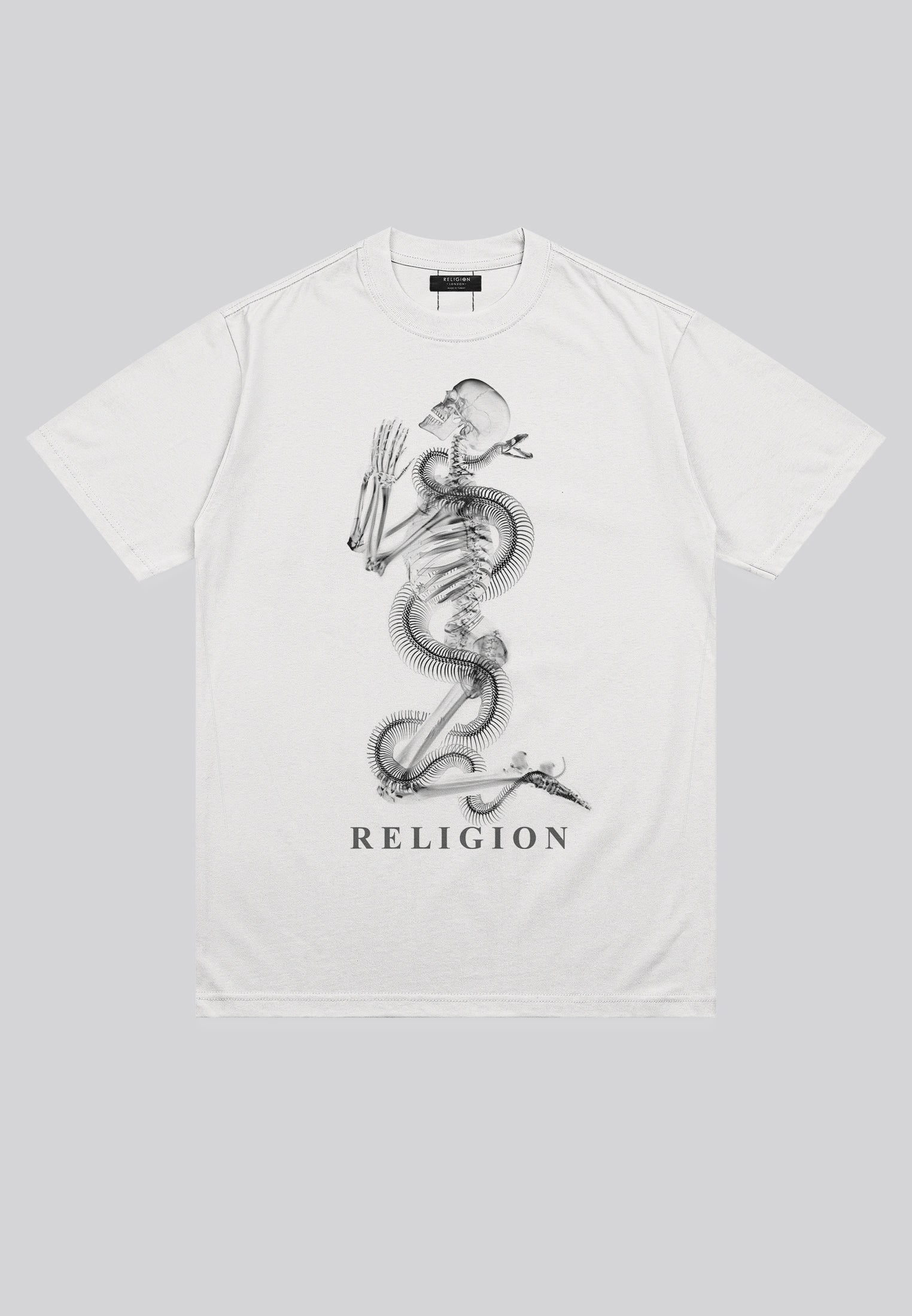 XRAY SKEL N SNAKE T-SHIRT WINTER WHITE