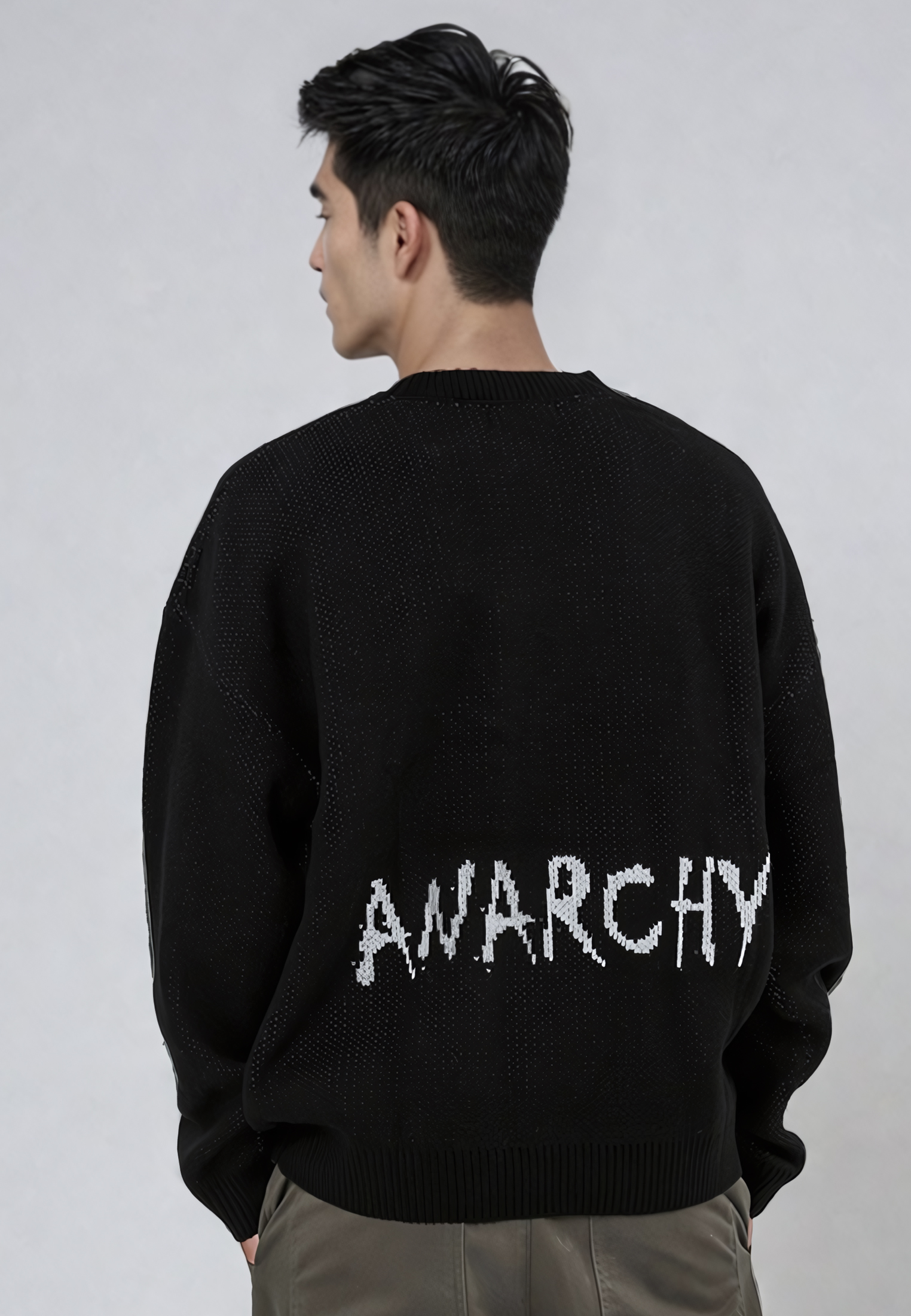 ANARCHY KNIT BLACK