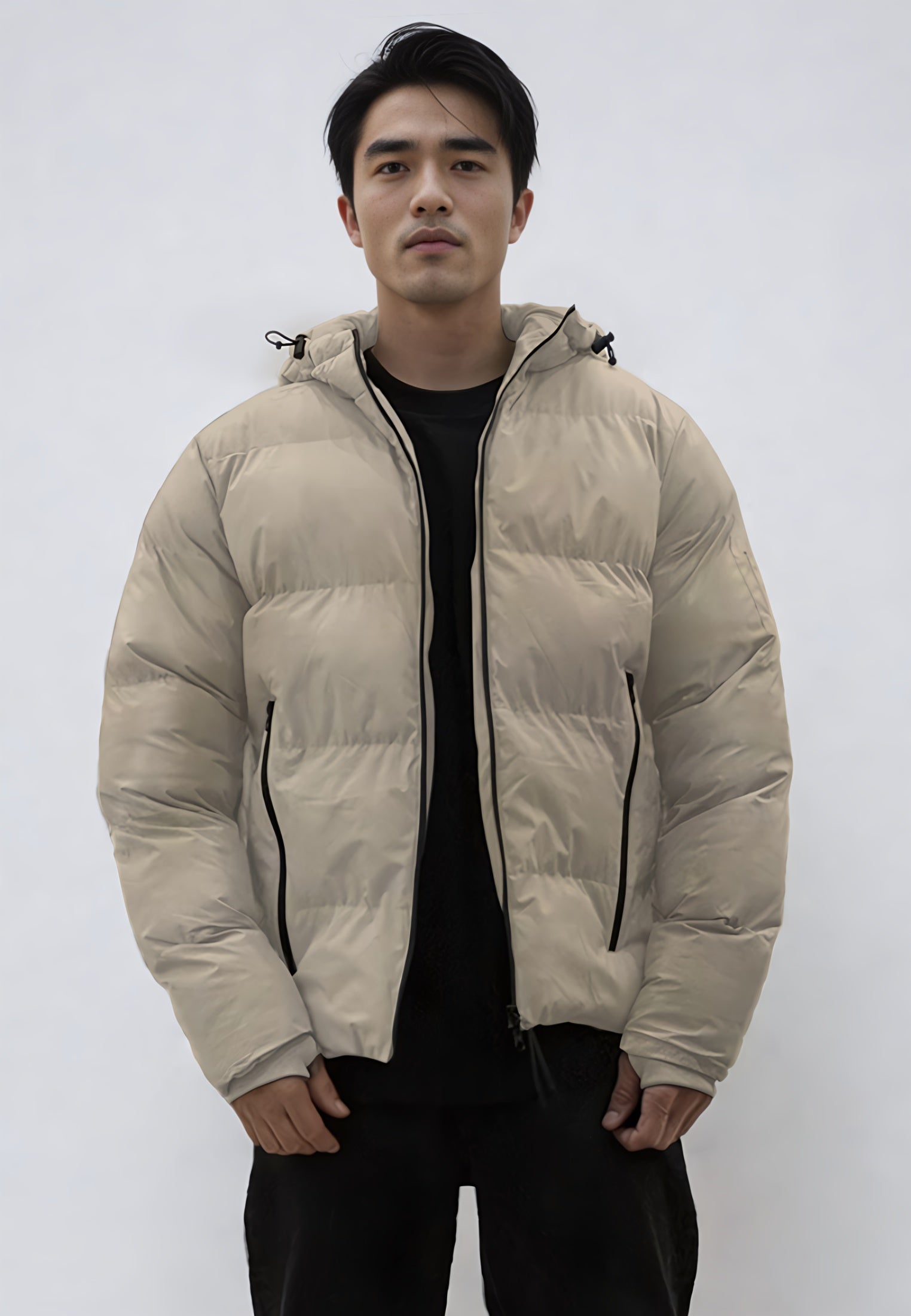 PERFORMANCE PUFFER JACKET TAN