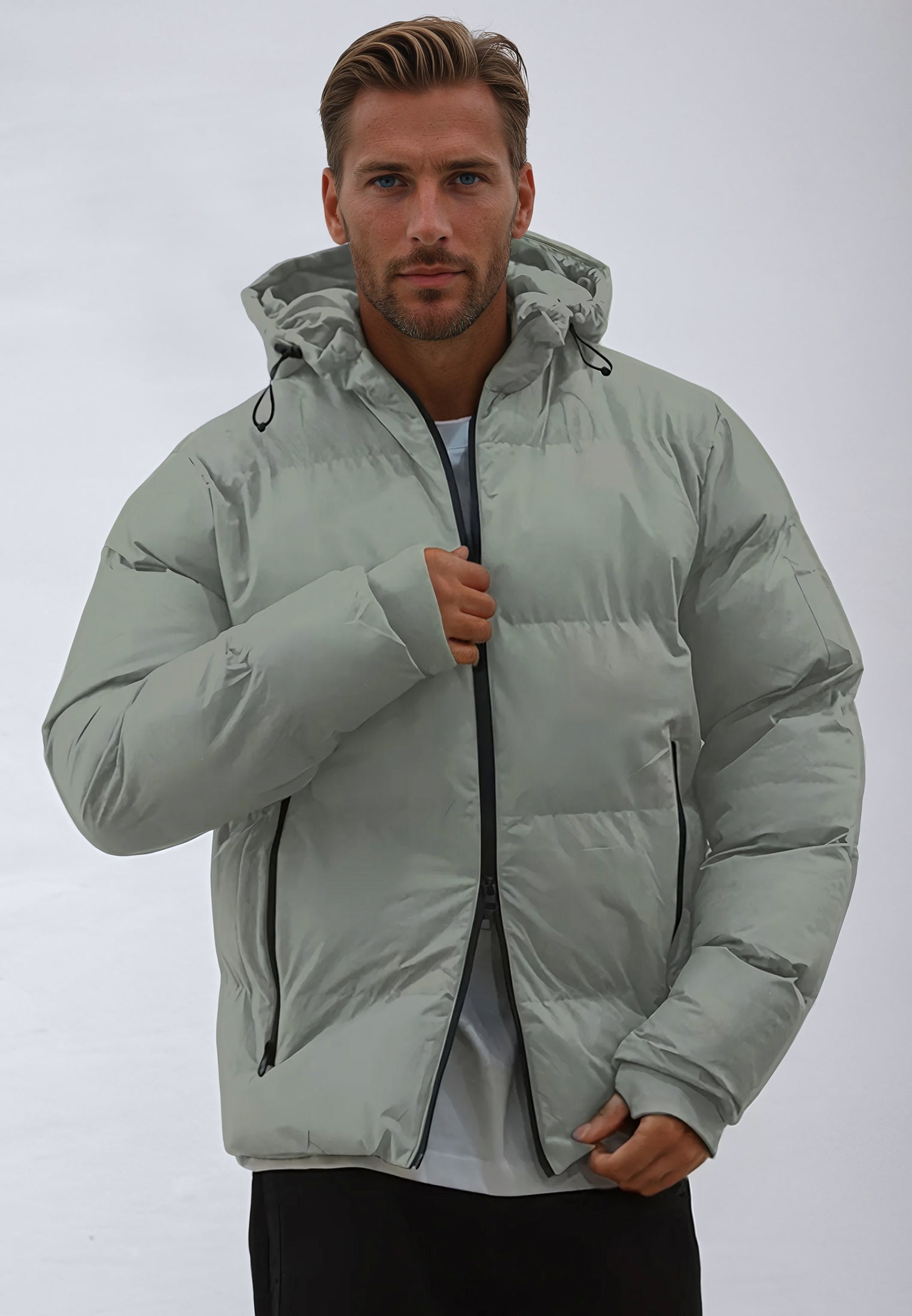 PERFORMANCE PUFFER JACKET KHAKI