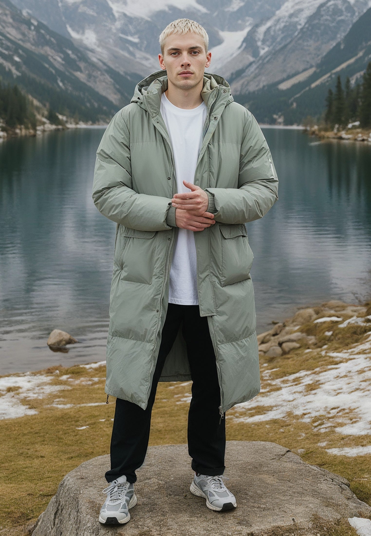 VOYAGER PUFFER PARKA KHAKI
