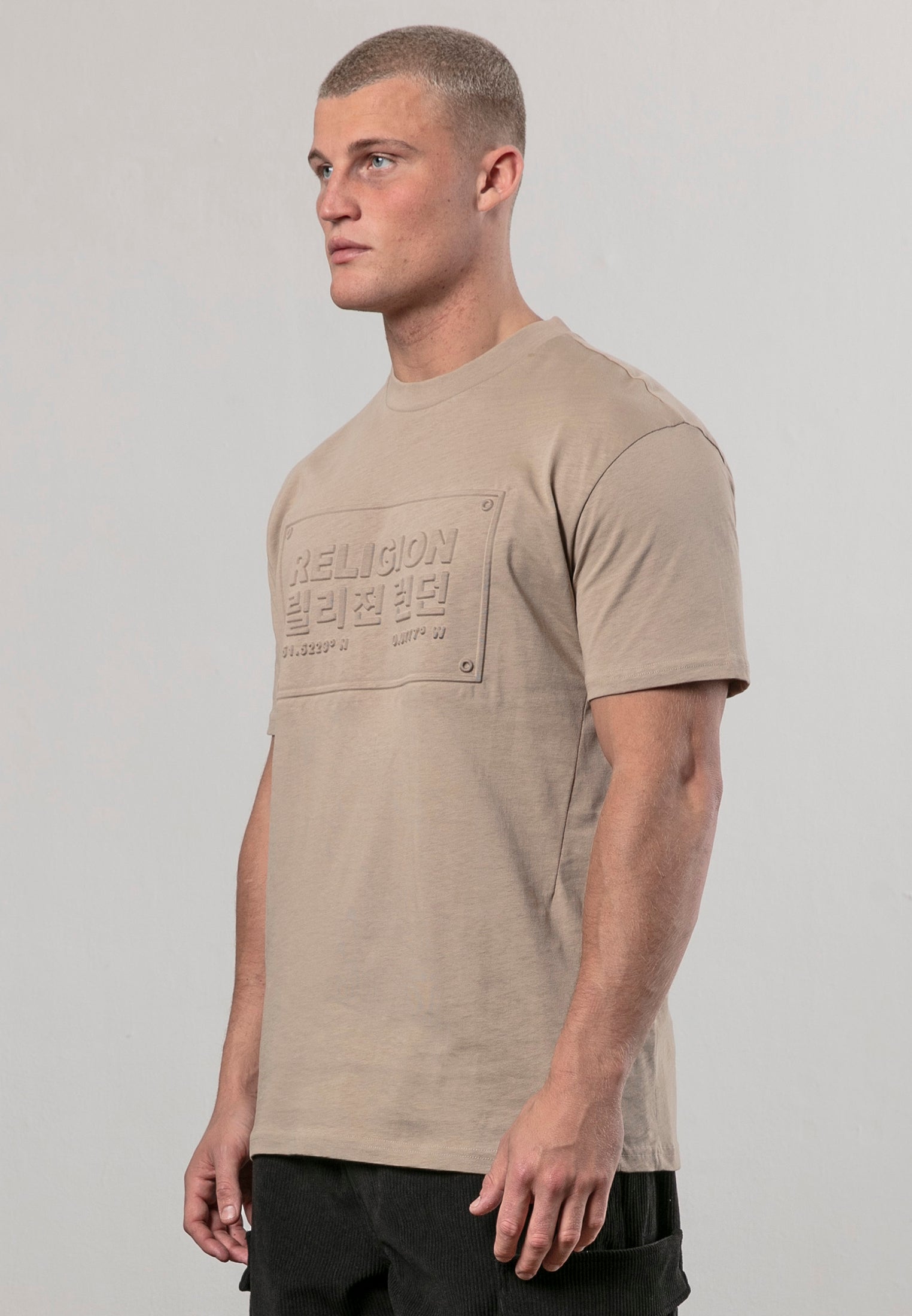 INJECTION T-SHIRT FAWN