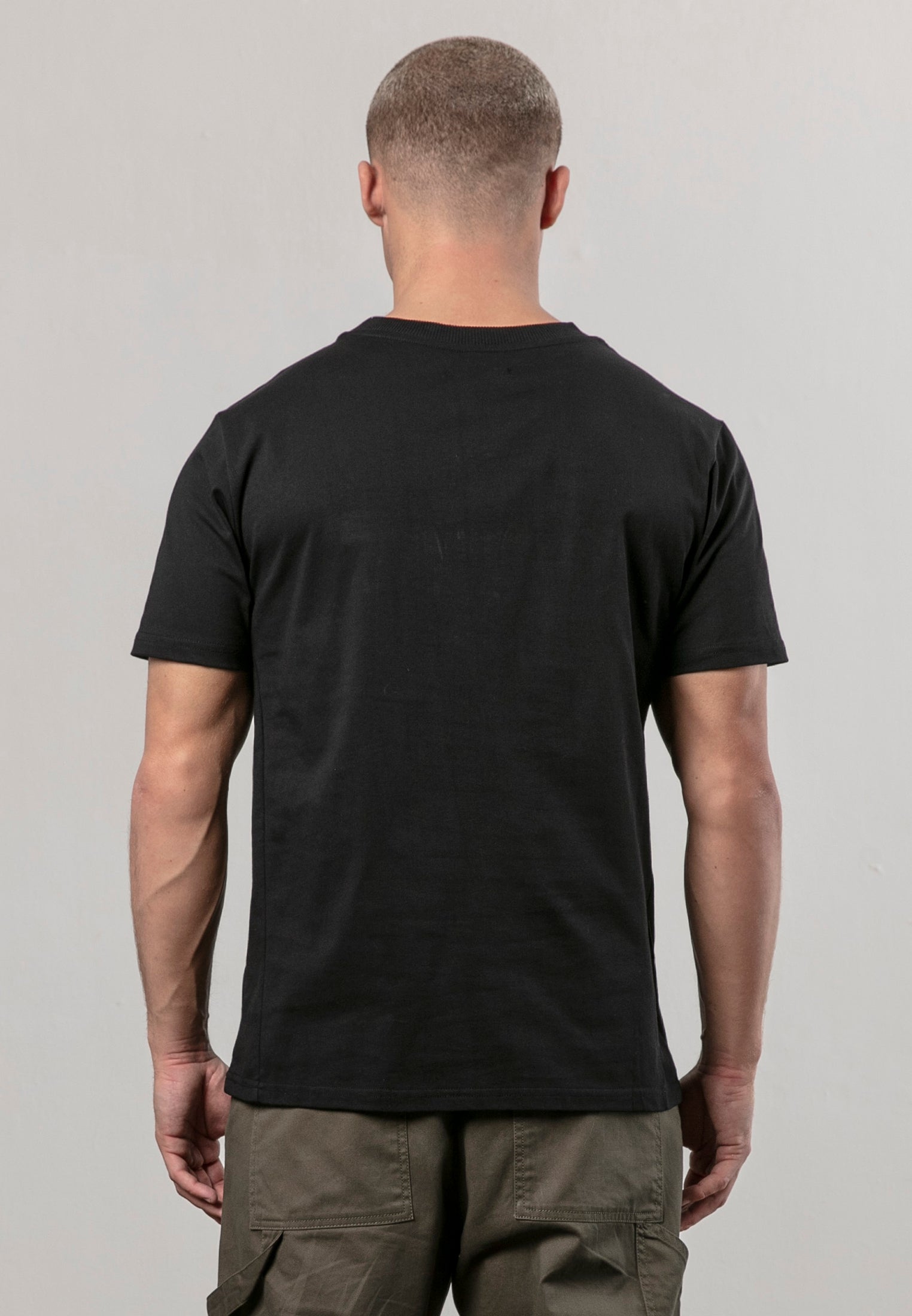 KNIT POCKET T-SHIRT BLACK