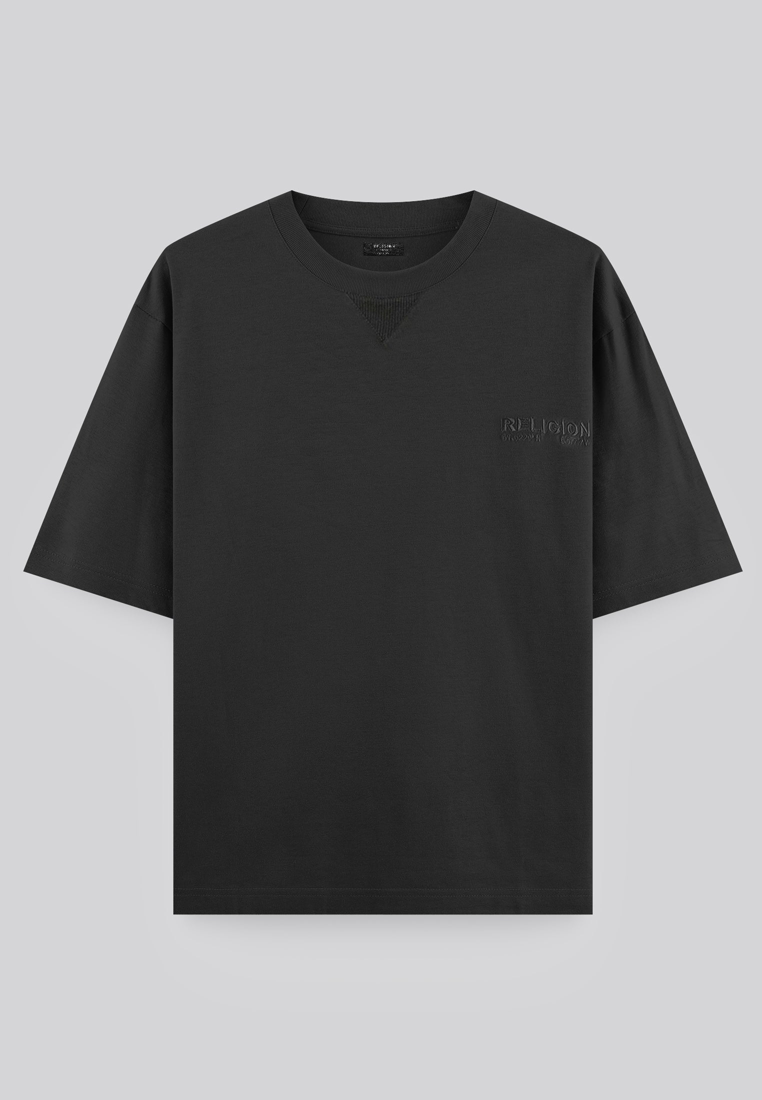 LOGO OVERSIZED T-SHIRT BLACK