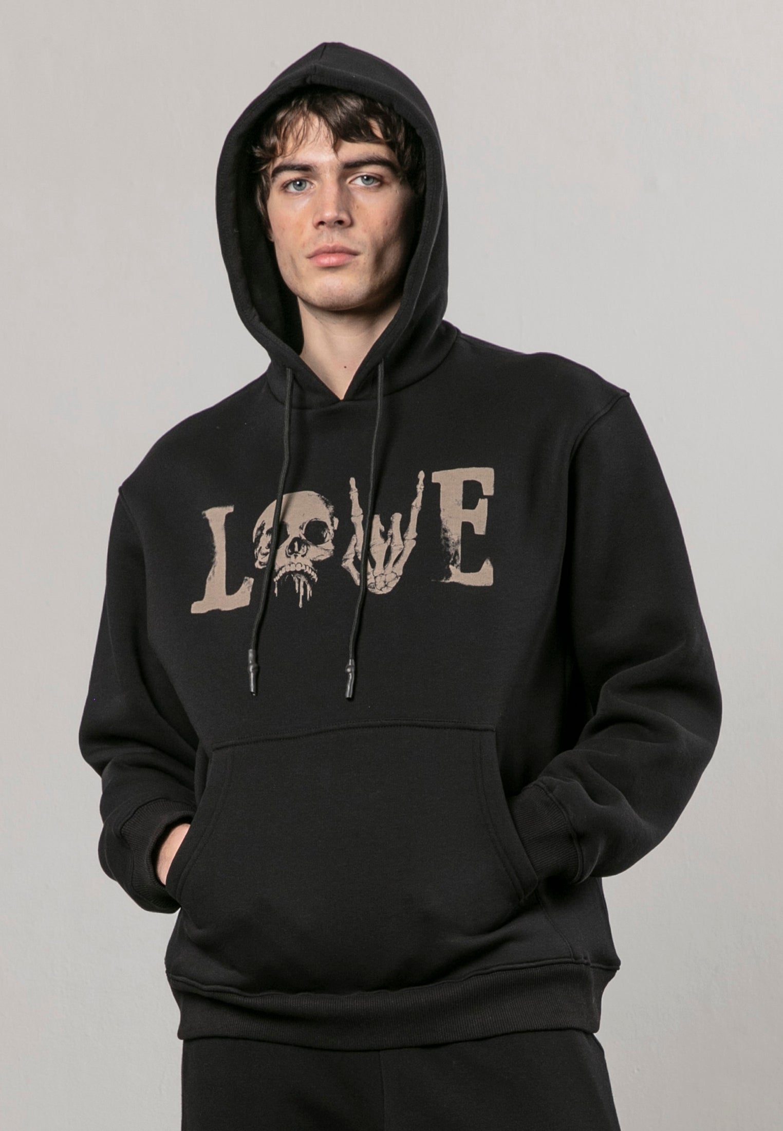 Black love hoodie online