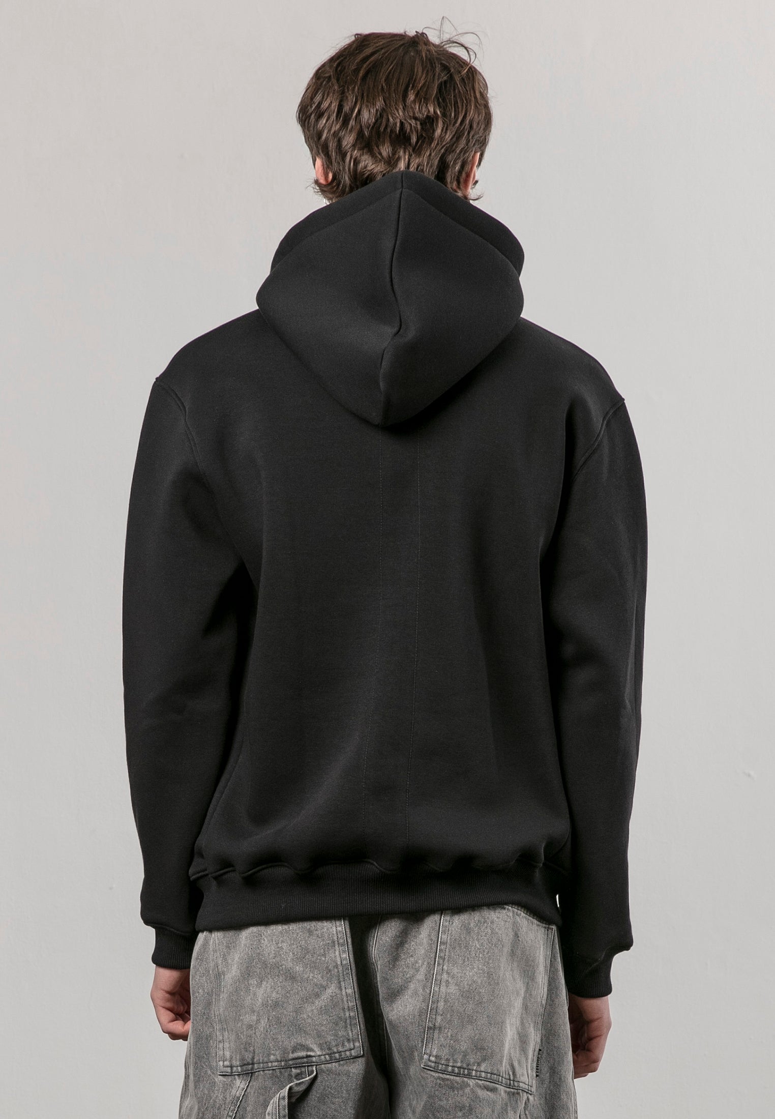 RIPPED HOODIE BLACK